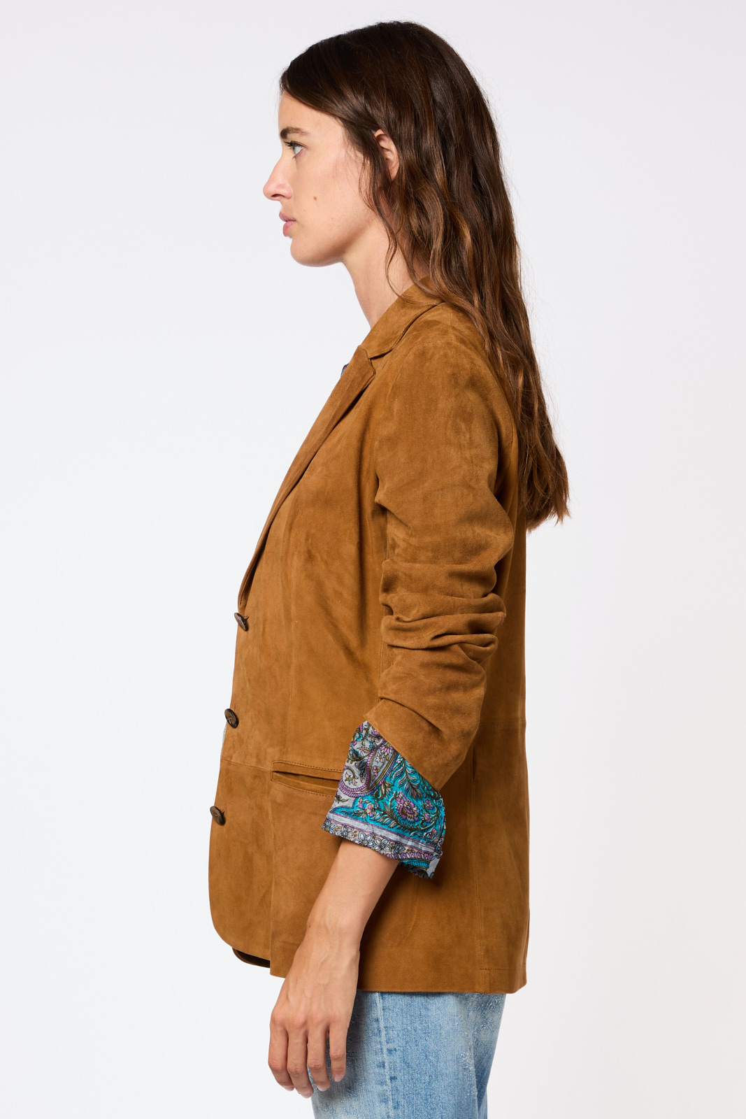 Giorgio Brato | Jacket With Buttons Suede Lamb Leather