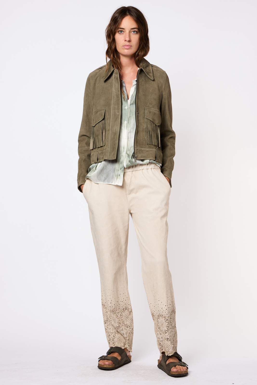 Giorgio Brato | Short Jacket On Suede Lamb Leather