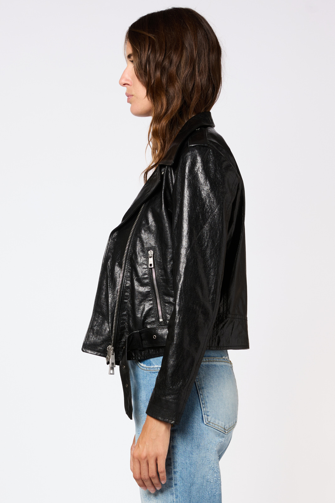 Giorgio Brato | Jacket On Shiny Lamb Leather