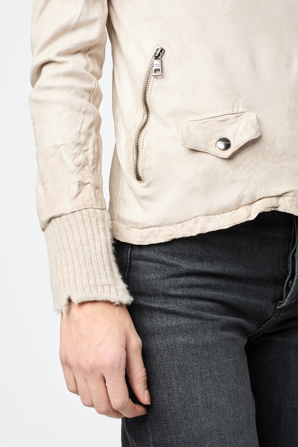 Giorgio Brato | Perfecto Leather Jacket On Lamb Leather