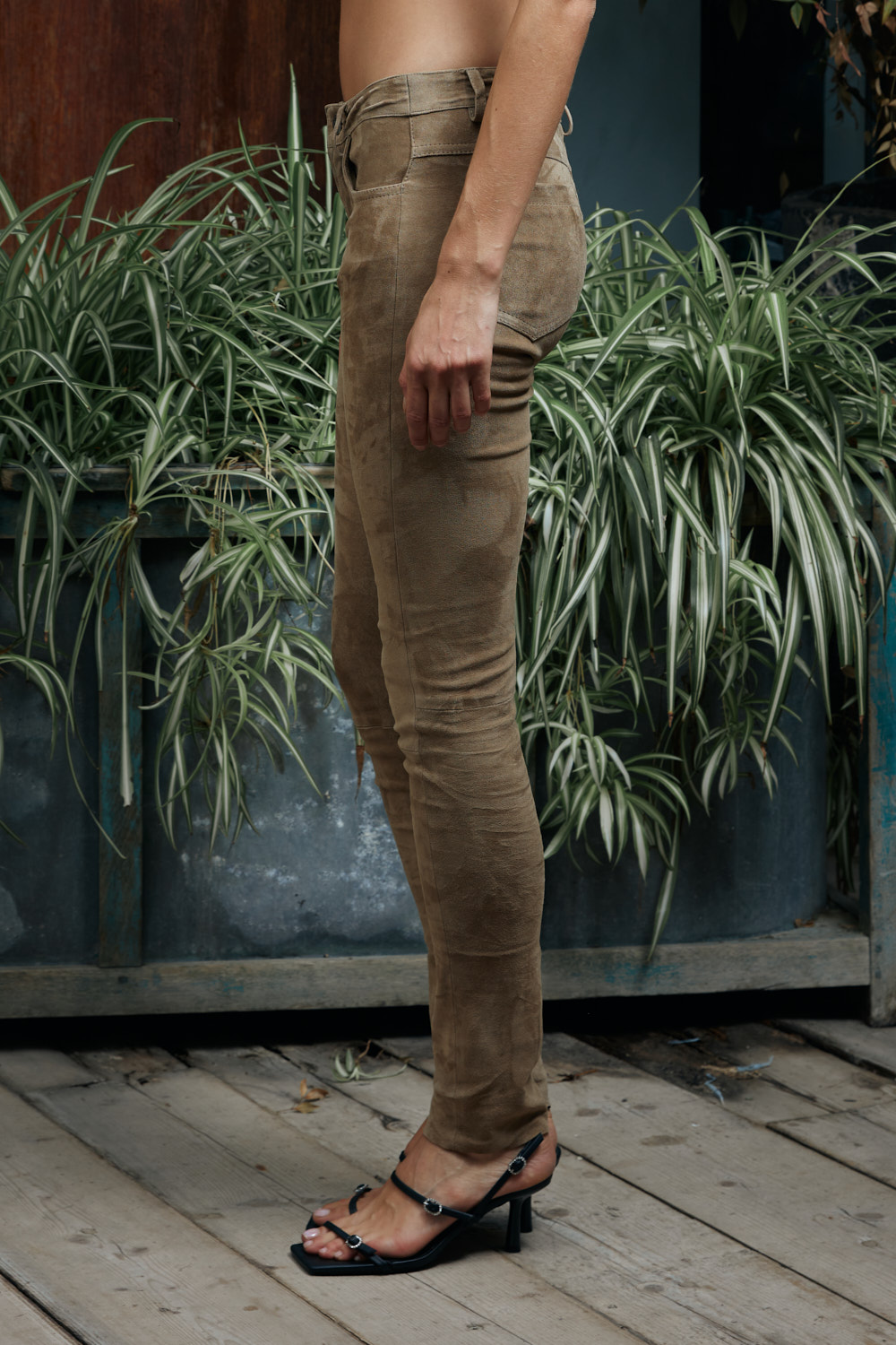 Giorgio Brato | Pantaloni Su Pelle Elasticizzata