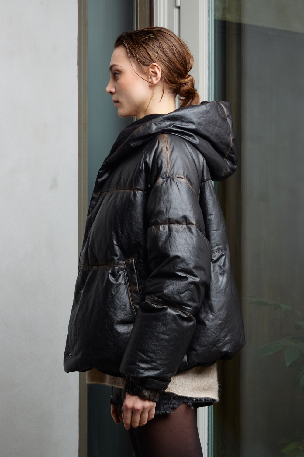Giorgio Brato | Down Jacket On Leather