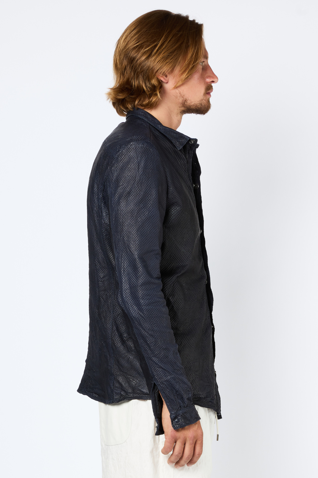 Giorgio Brato | Shirt On Punched Vegetal Lamb Leather