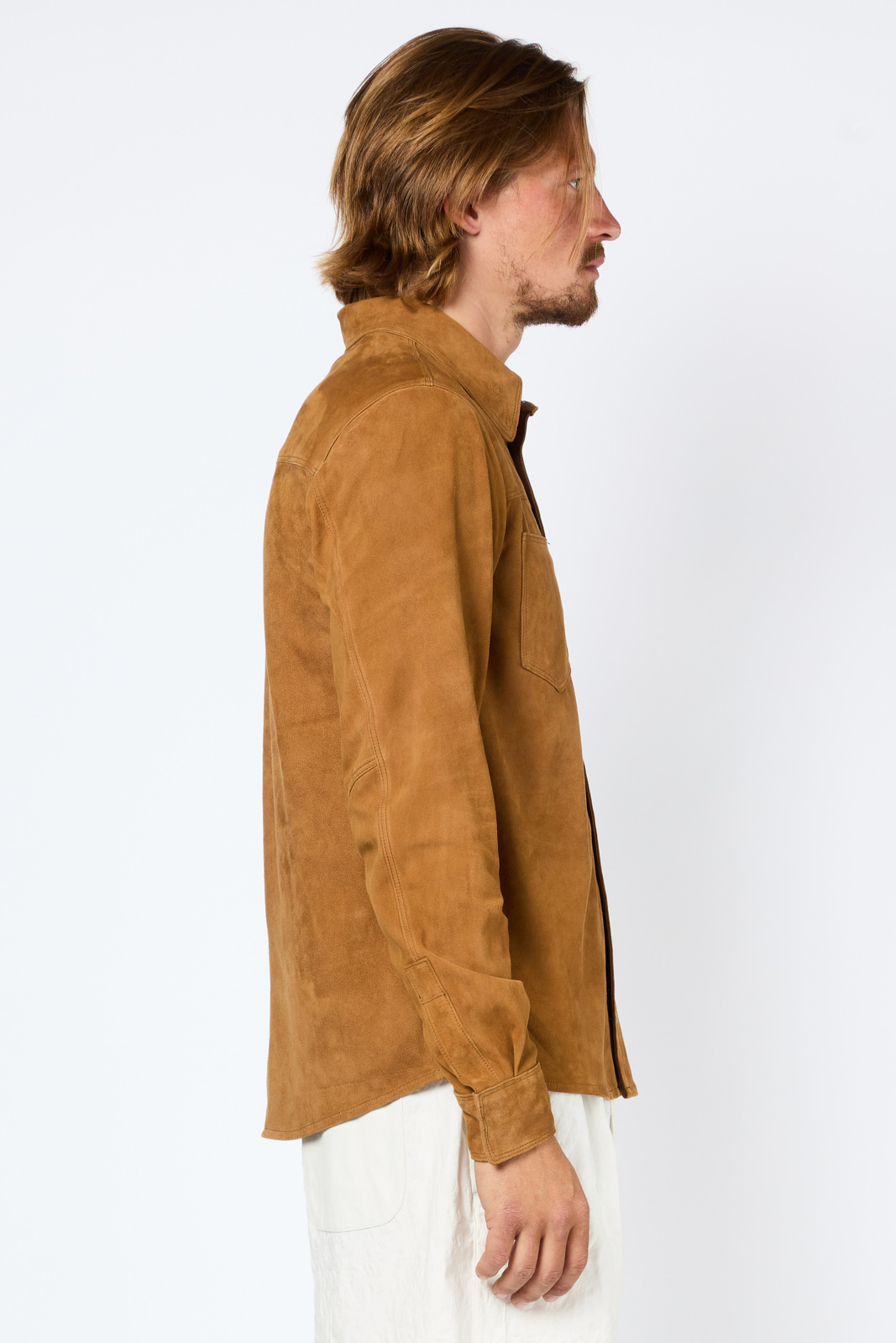 Giorgio Brato | Shirt On Suede Lamb Leather