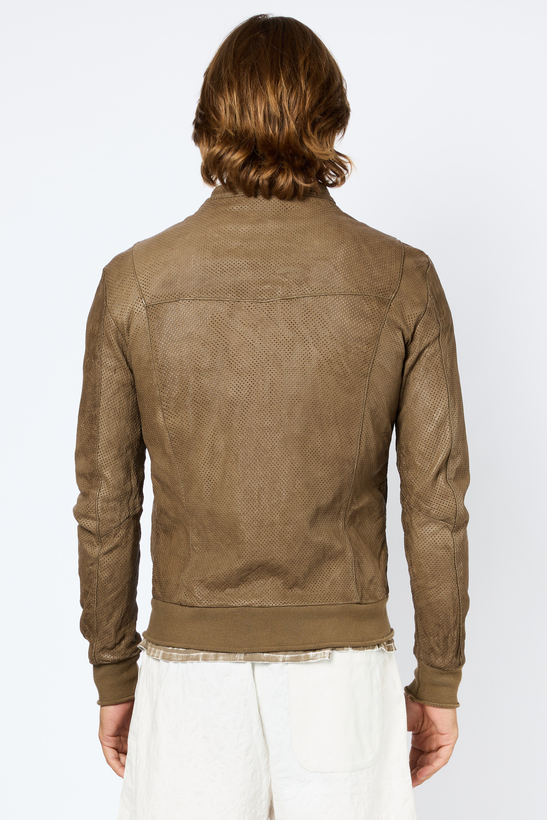 Giorgio Brato | Biker Jacket On Punched Vegetal Lamb Leather