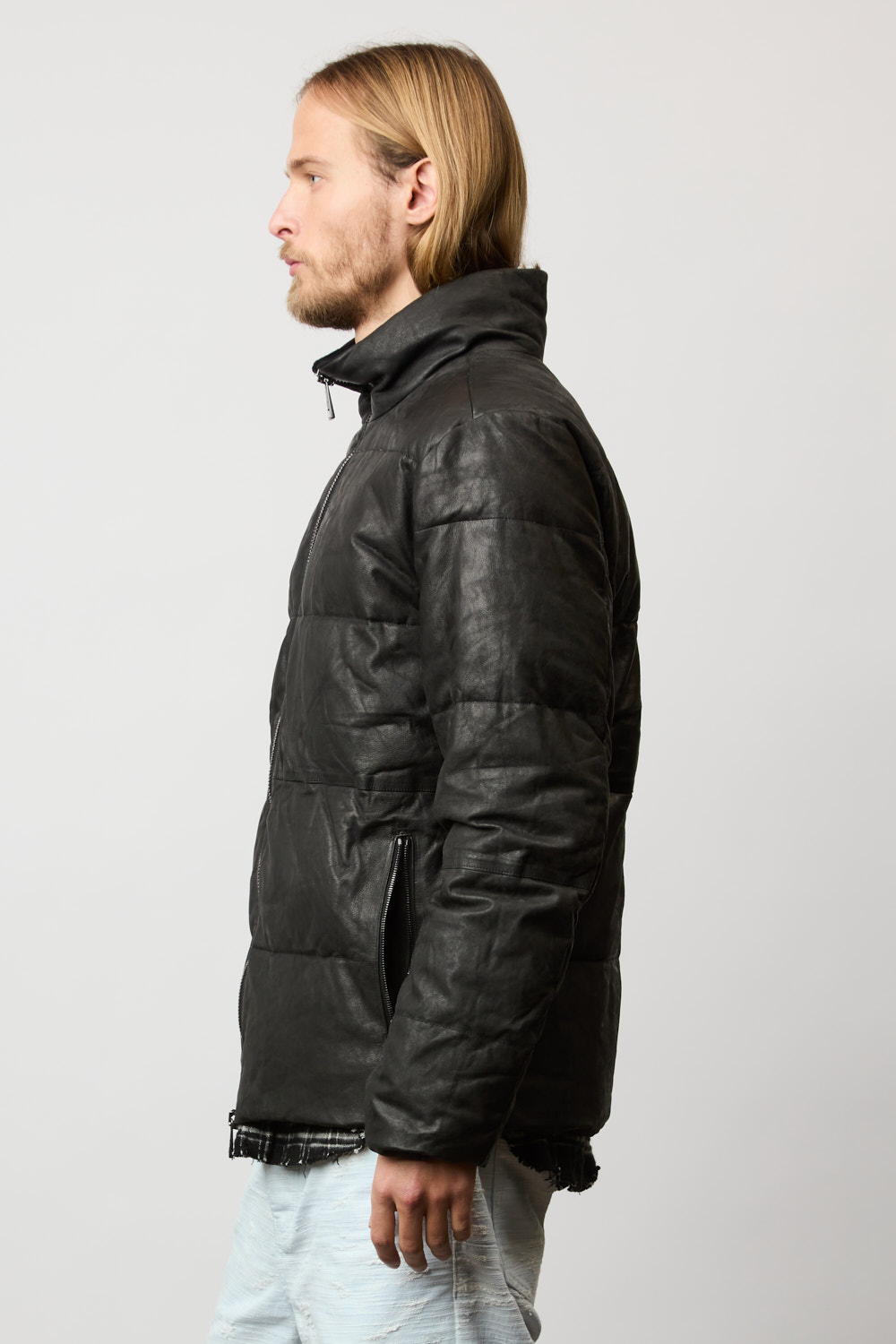 Giorgio Brato | Down Jacket On Leather