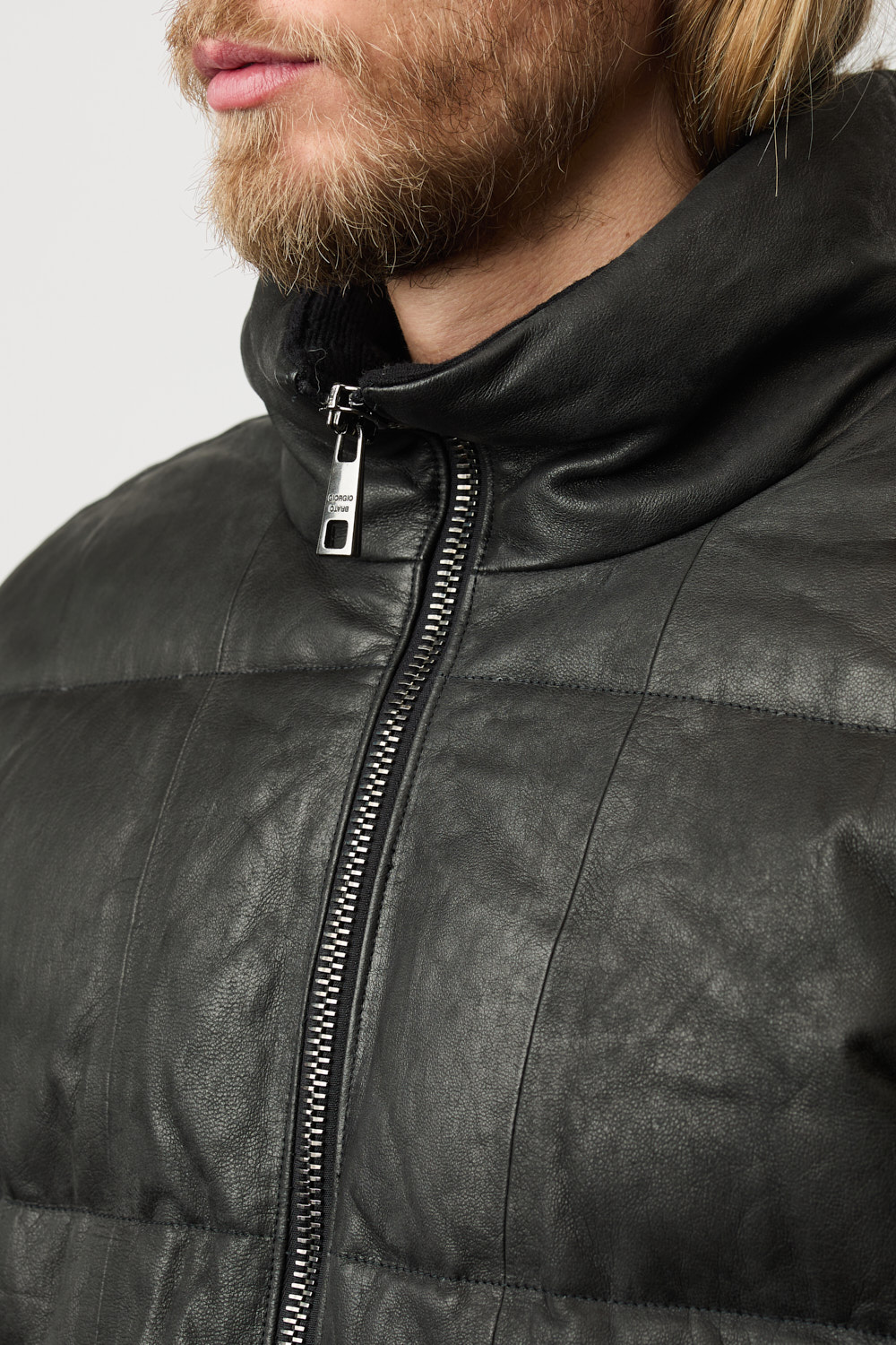 Giorgio Brato | Down Jacket On Leather