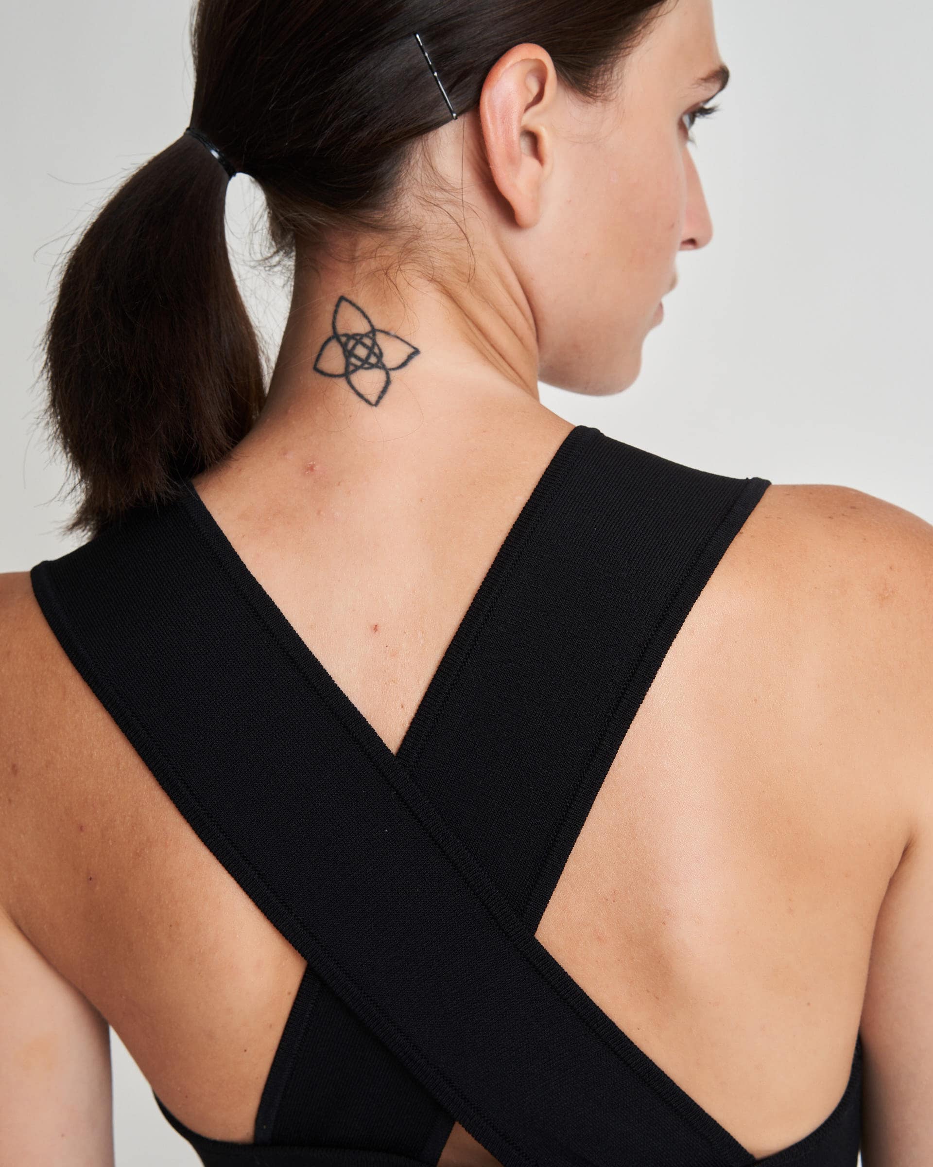 The Market Store | Knitted Tank Top With Crossed Shoulder Straps