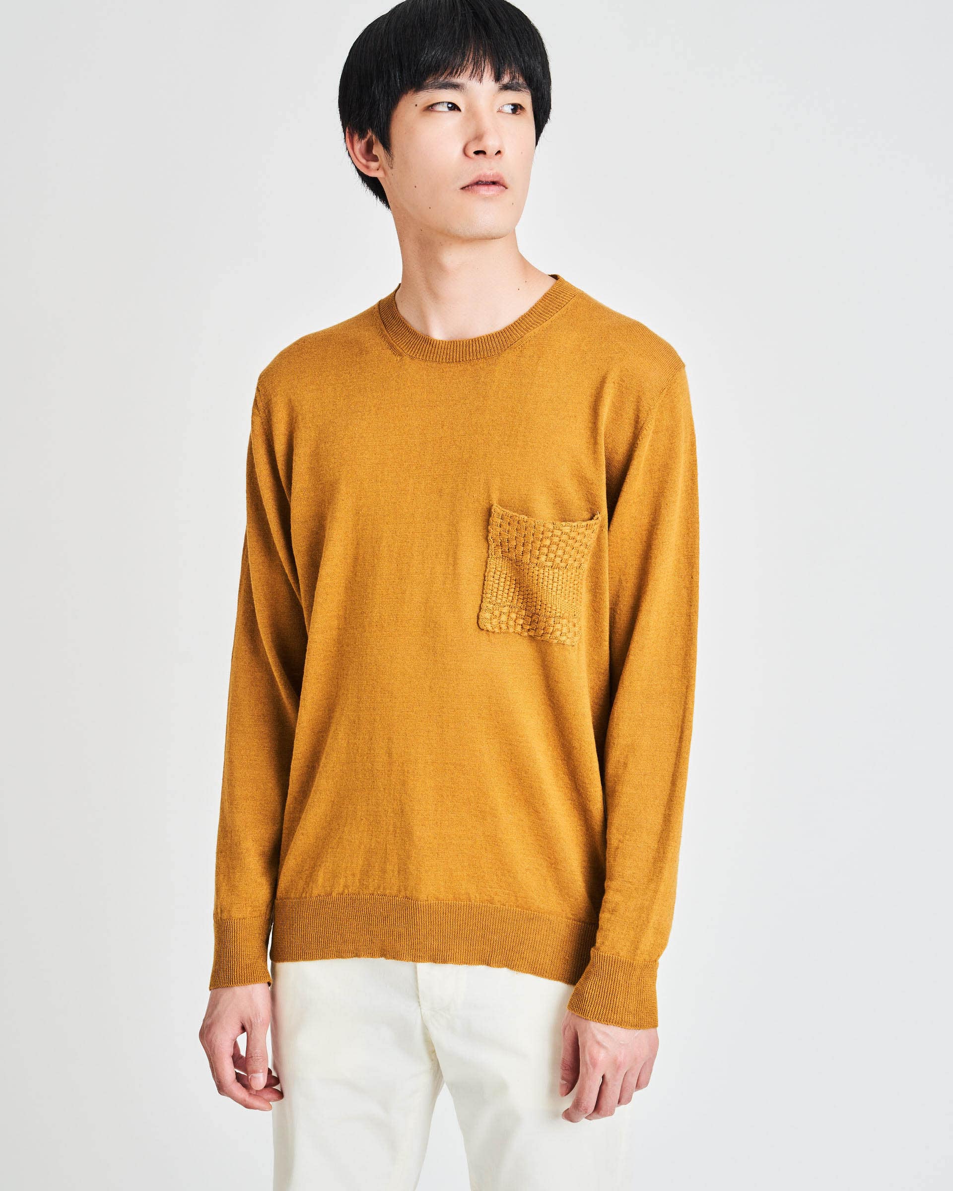 The Market Store | Crew Neck Sweater With Pocket