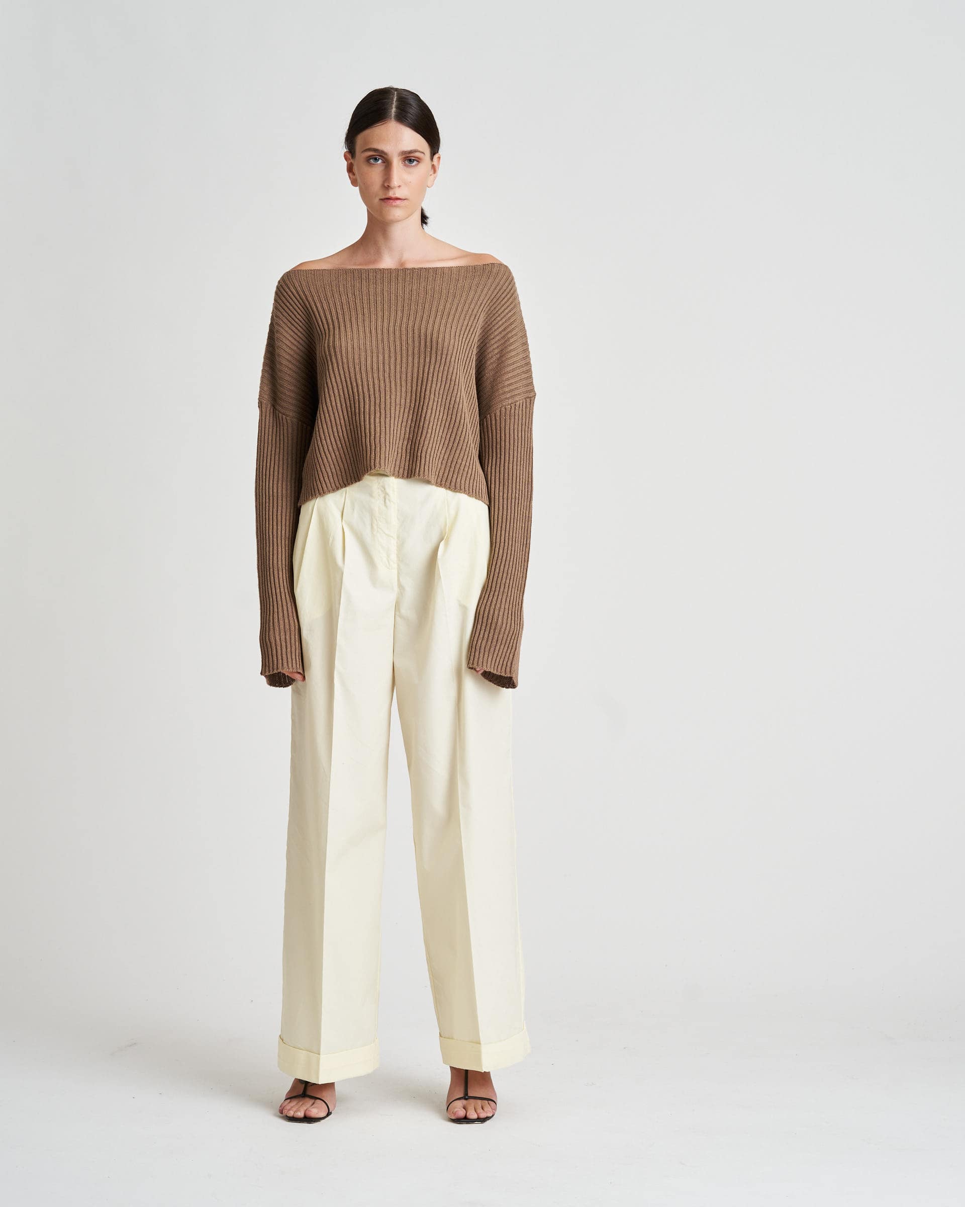 The Market Store | Over Ribbed Sweater