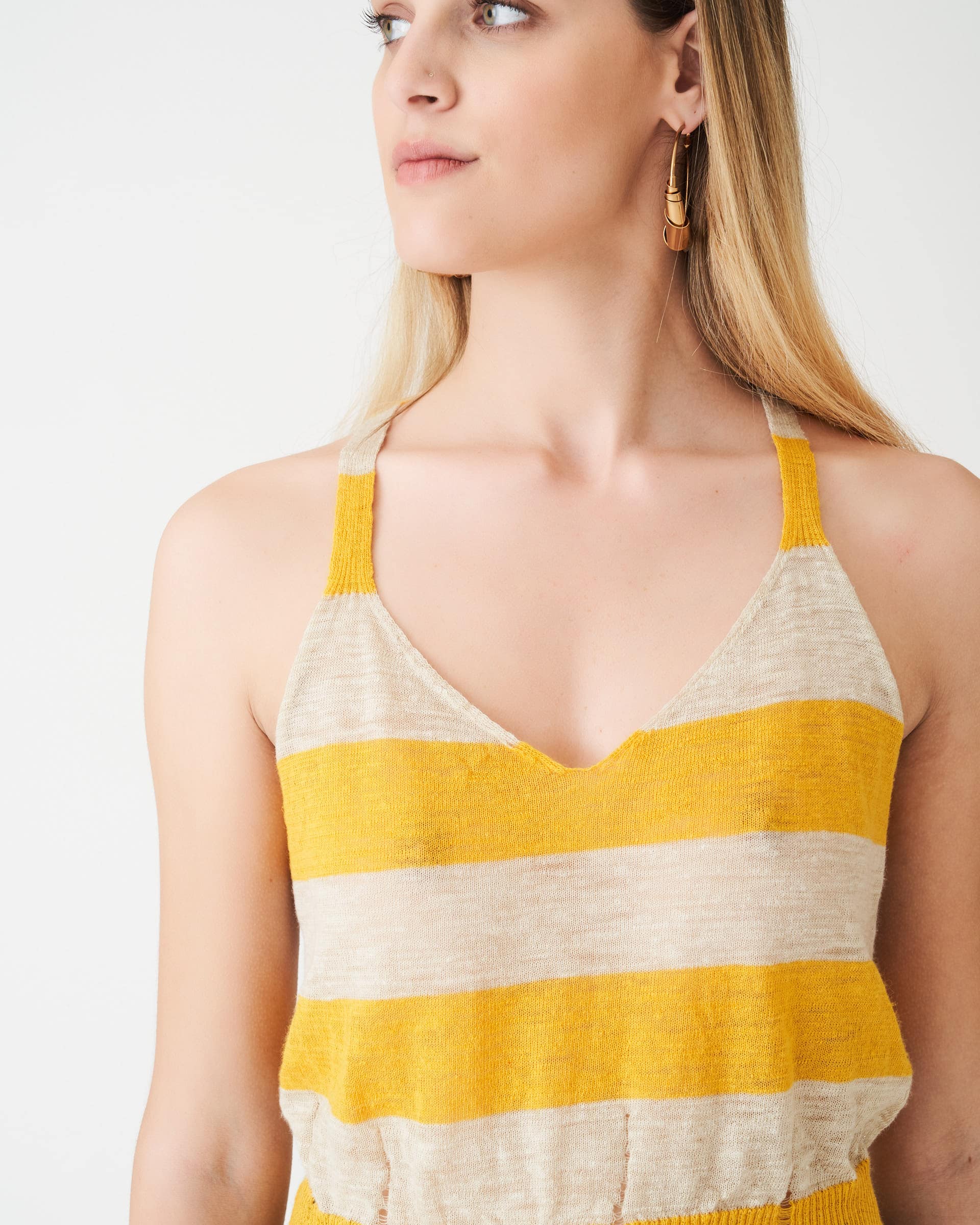 The Market Store | Striped Knit Tank Top