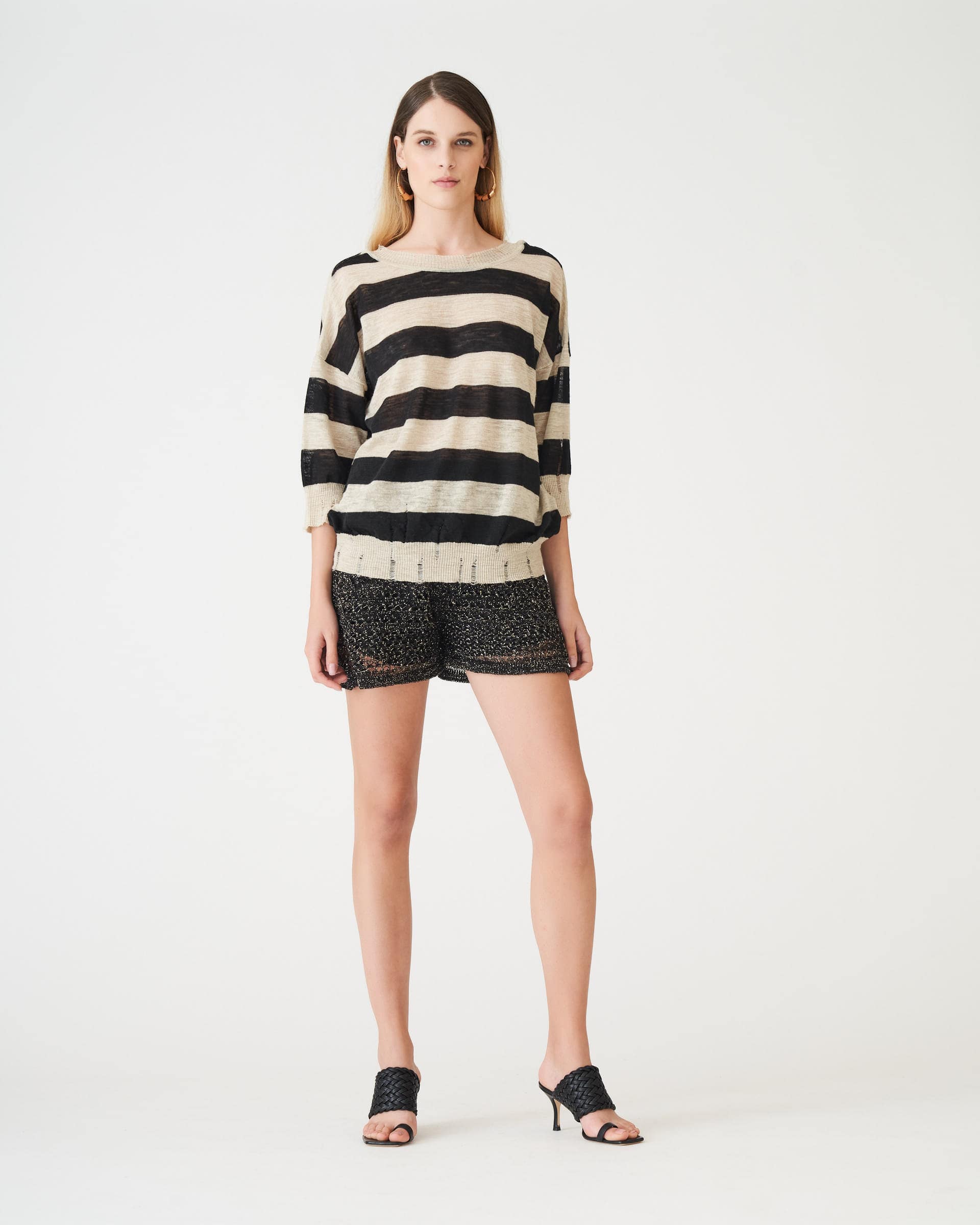 The Market Store | Striped Over Sweater