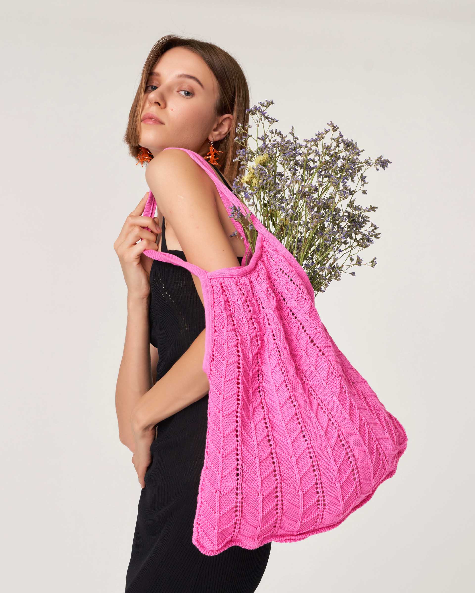 The Market Store | Perforated Knit Bag