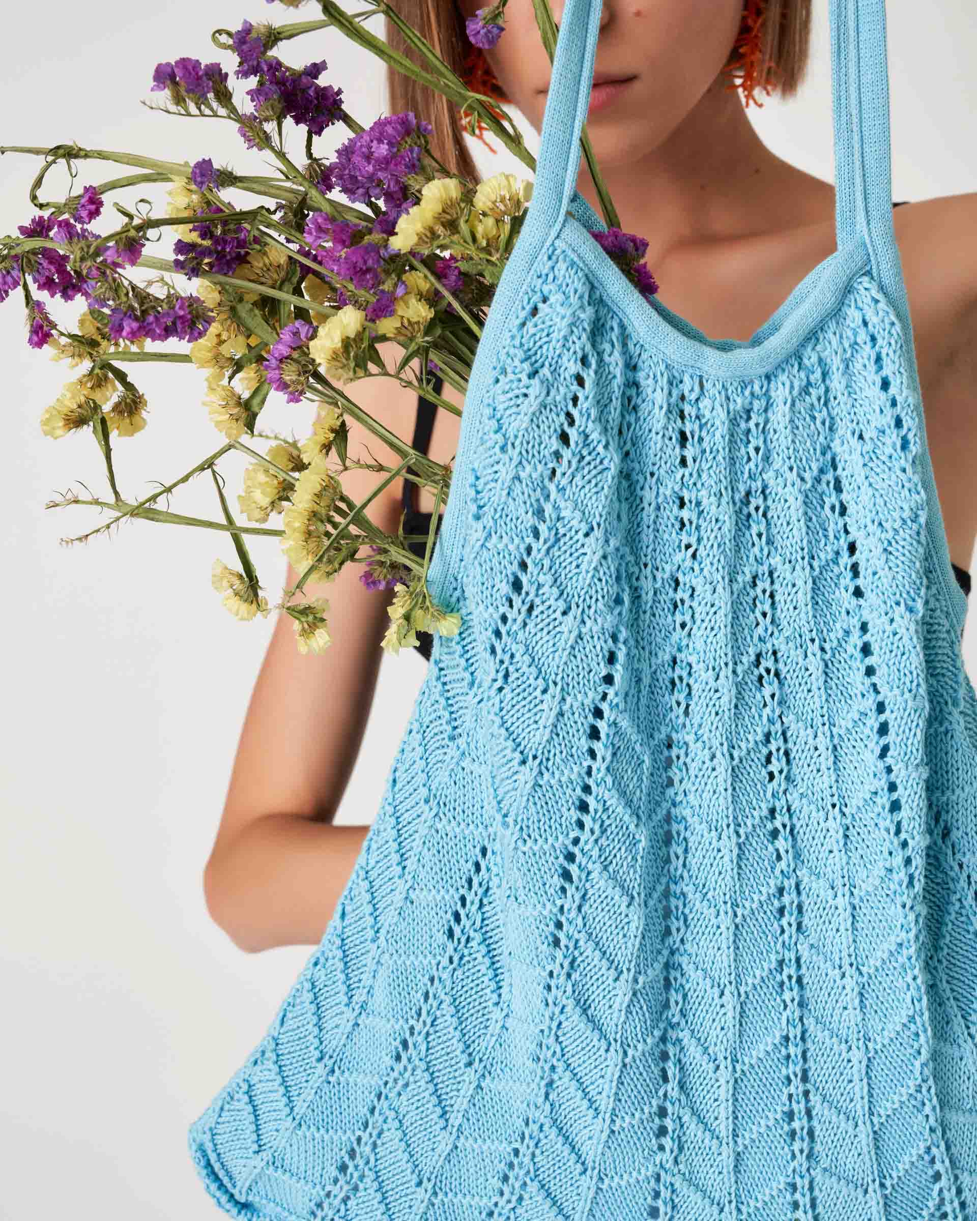 The Market Store | Perforated Knit Bag