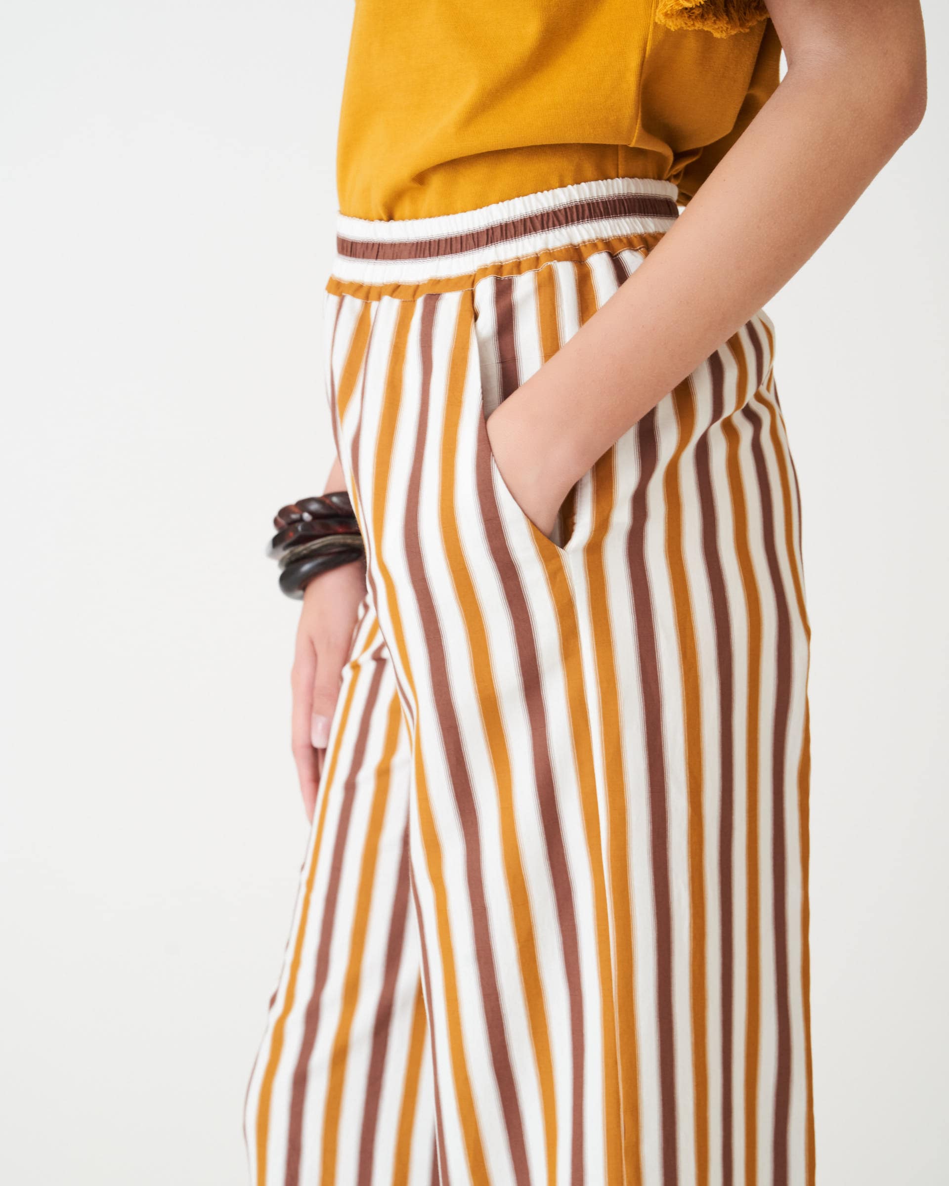 The Market Store | Wide Striped Trousers