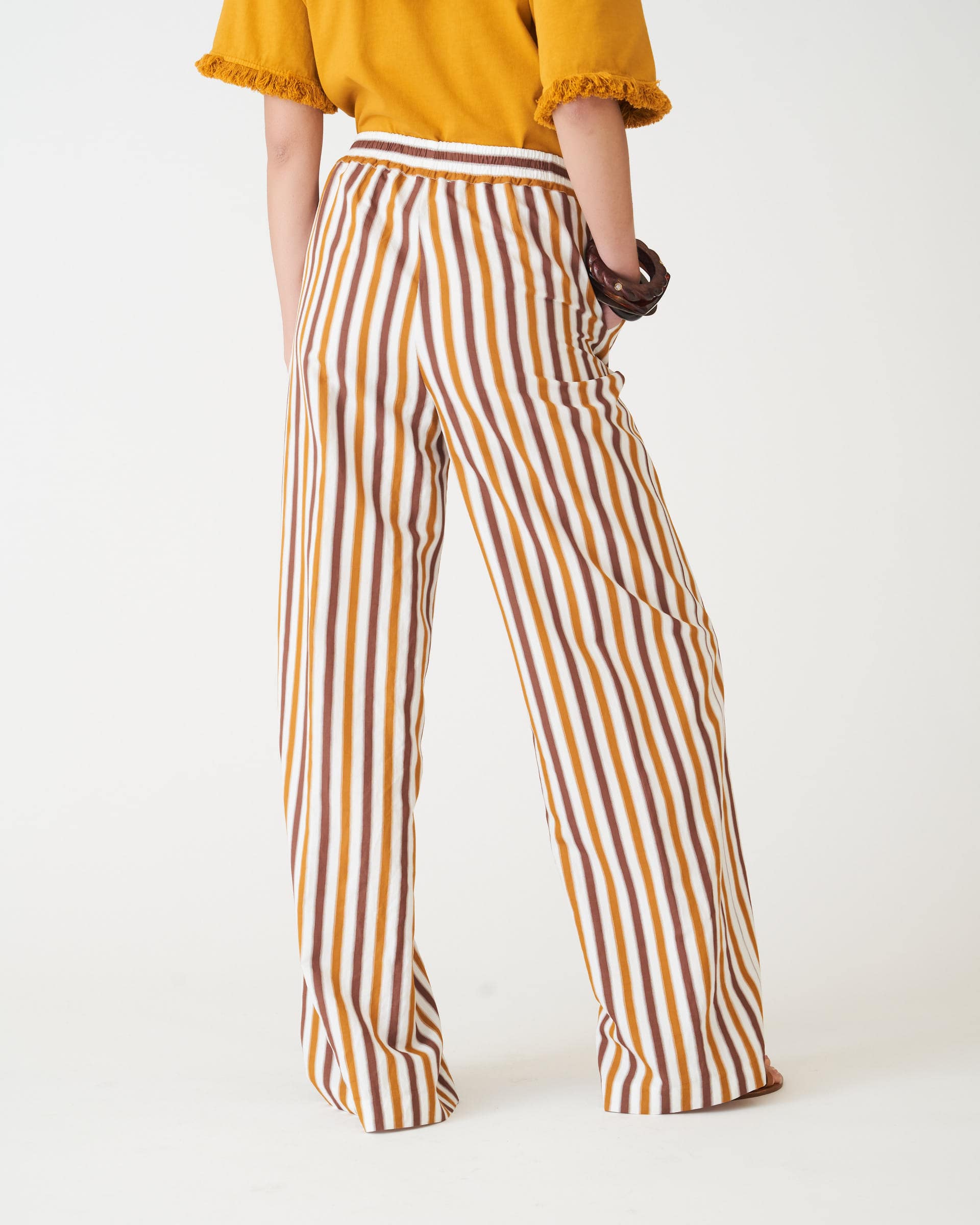 The Market Store | Wide Striped Trousers