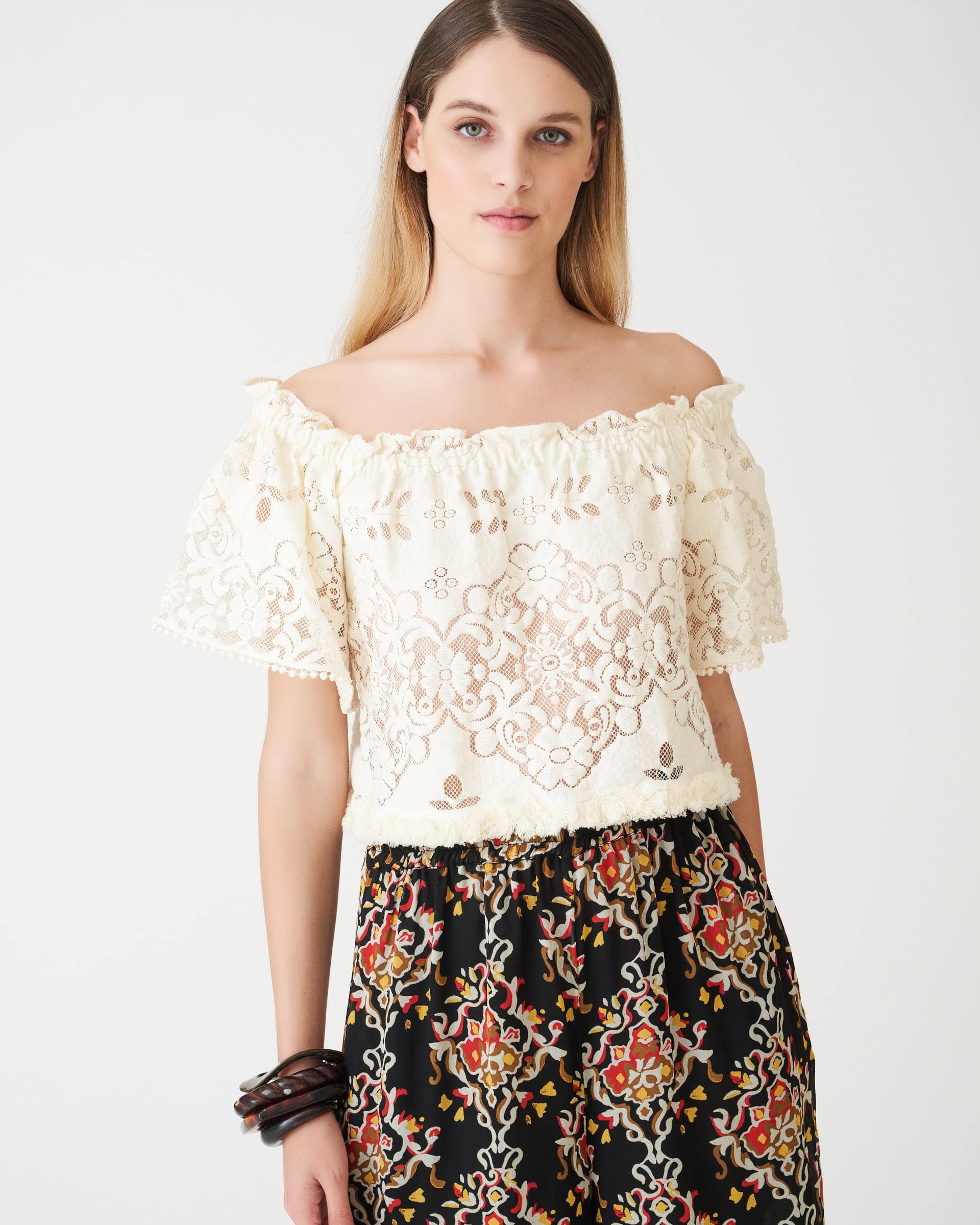 The Market Store | Blusa In Pizzo