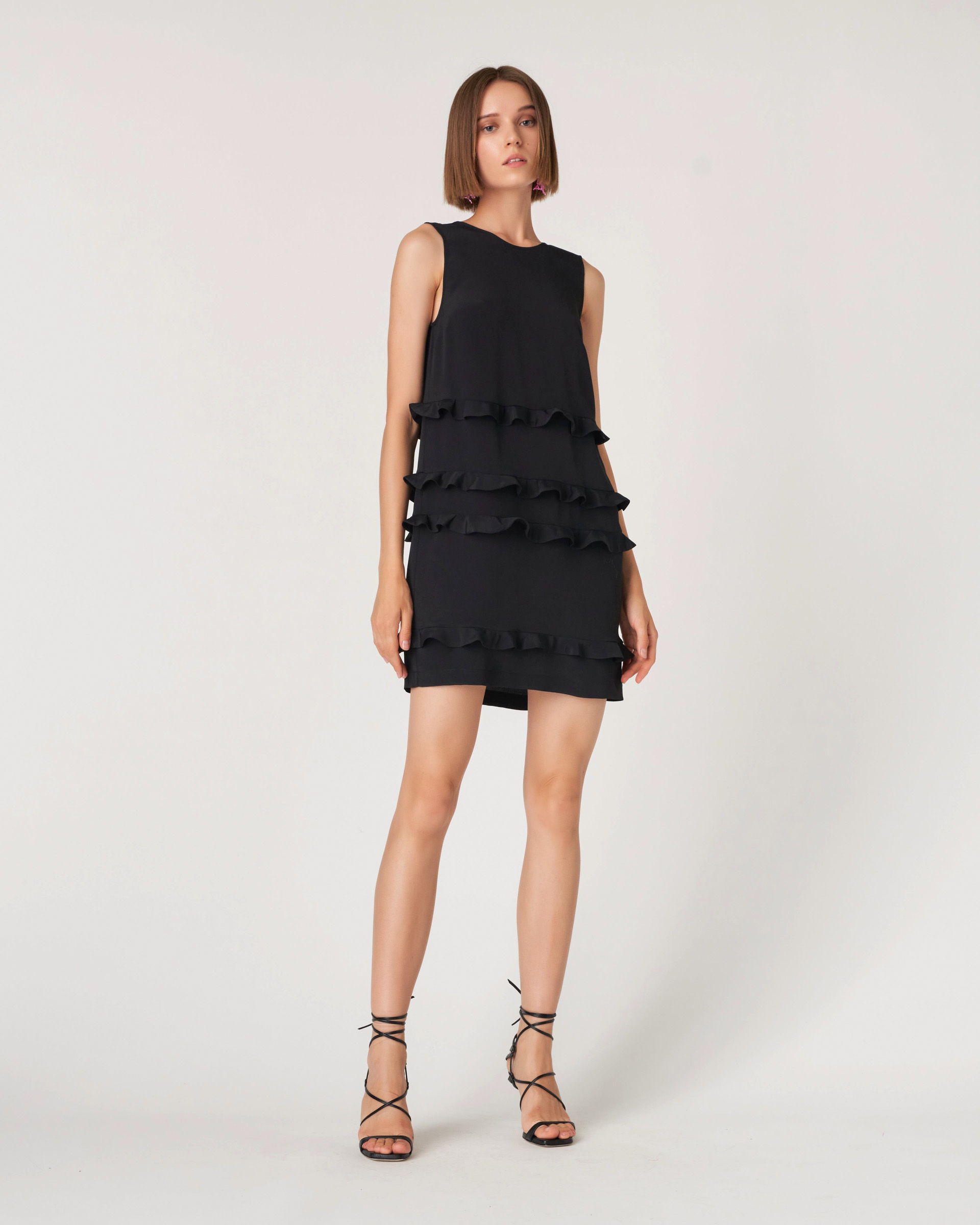 The Market Store | Little Black Dress With Ruffles