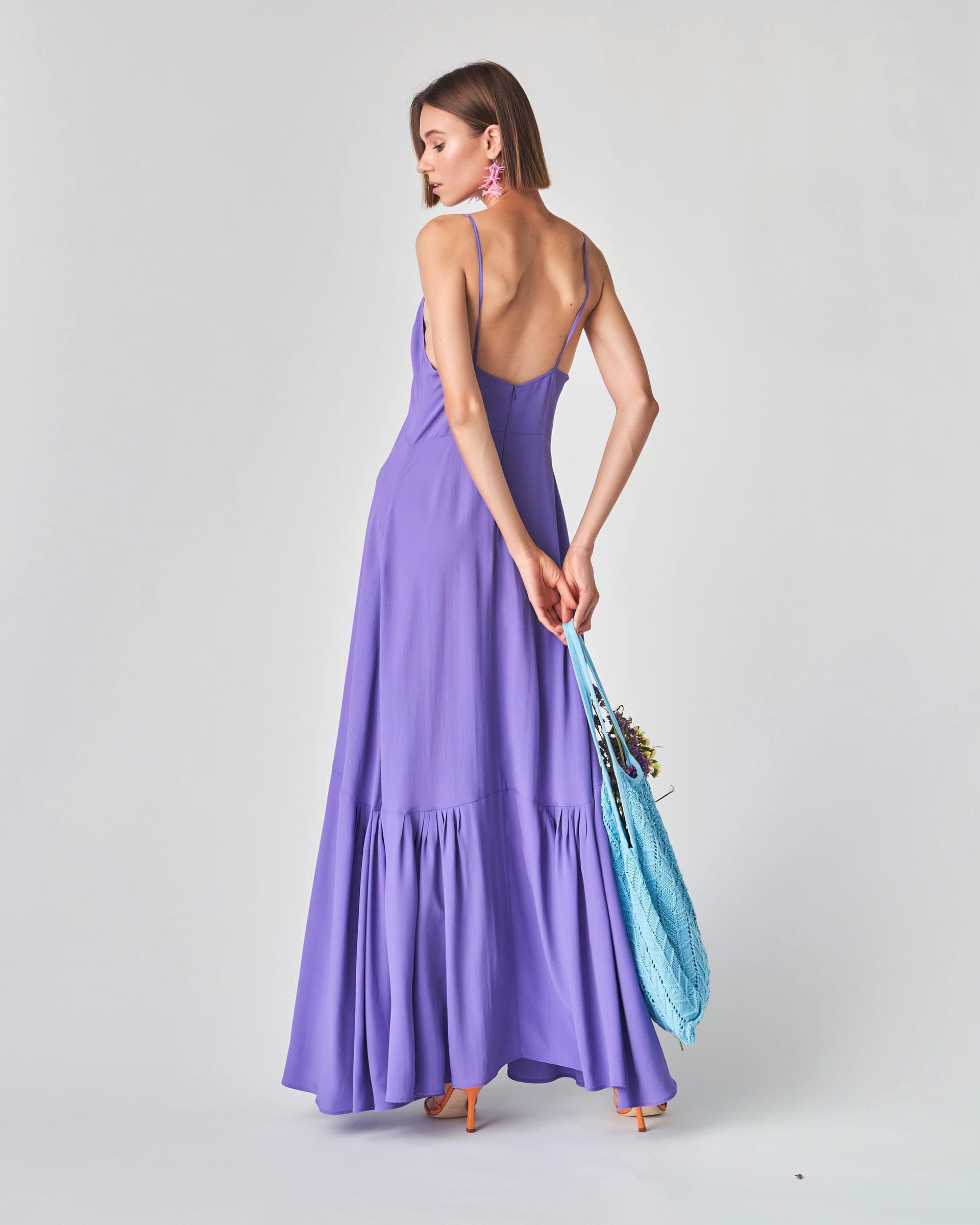 The Market Store | Long Dress With Ruffle