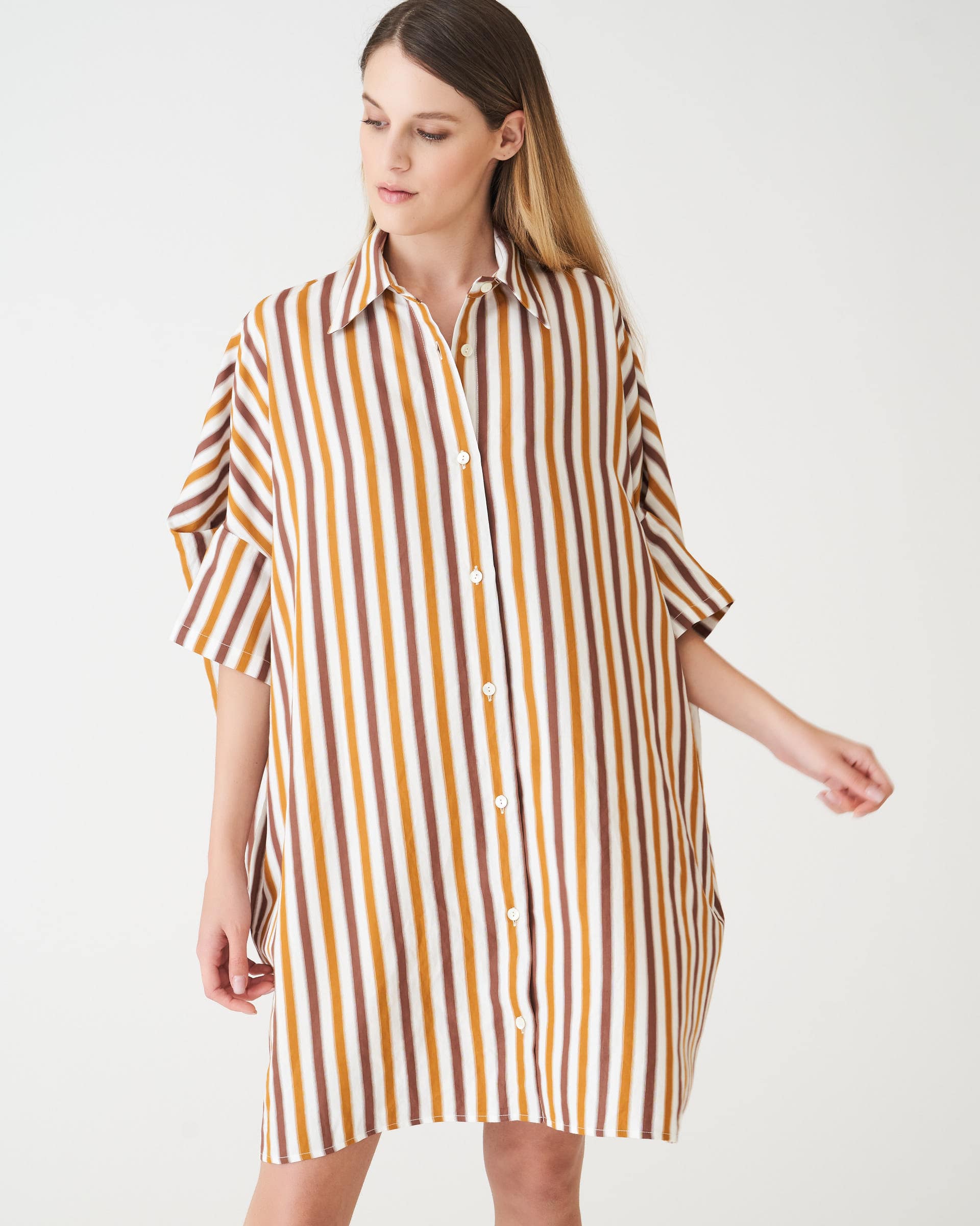 The Market Store | Striped Shirt Dress