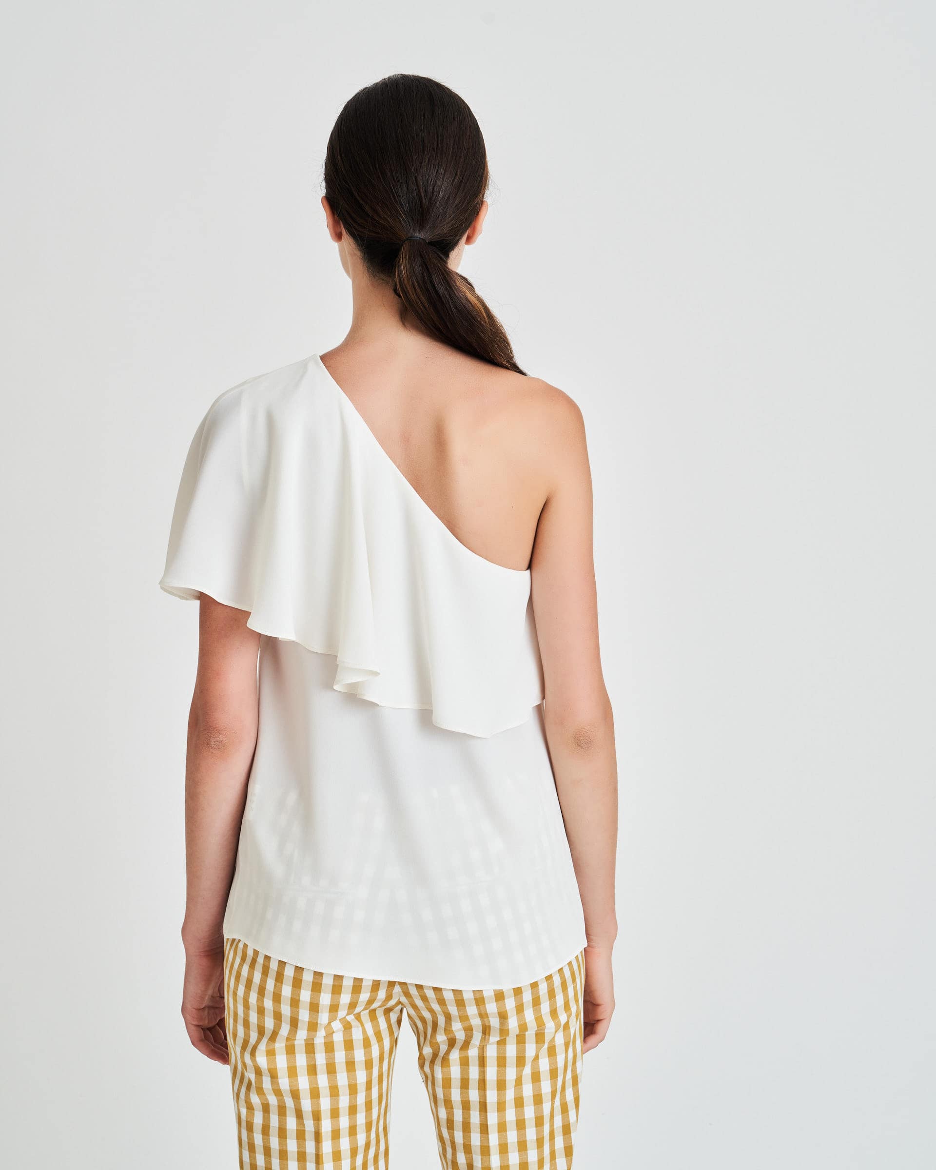 The Market Store | One Shoulder Top With Ruffle