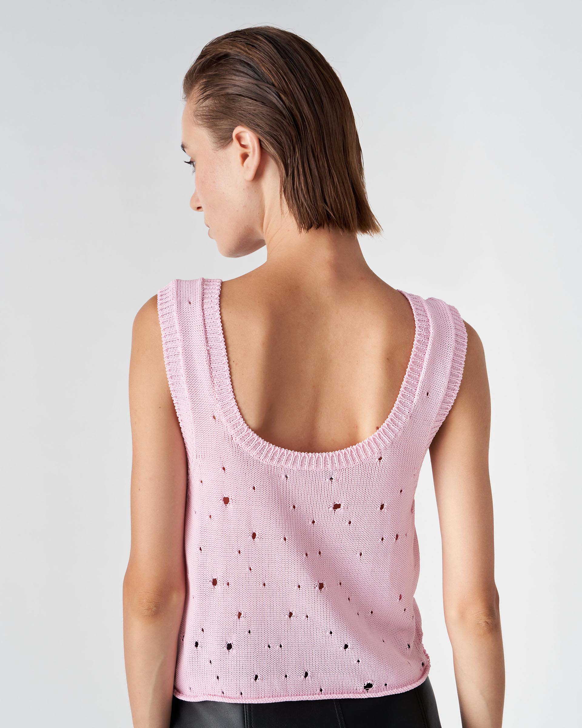 The Market Store | Knitted Tank Top With Holes