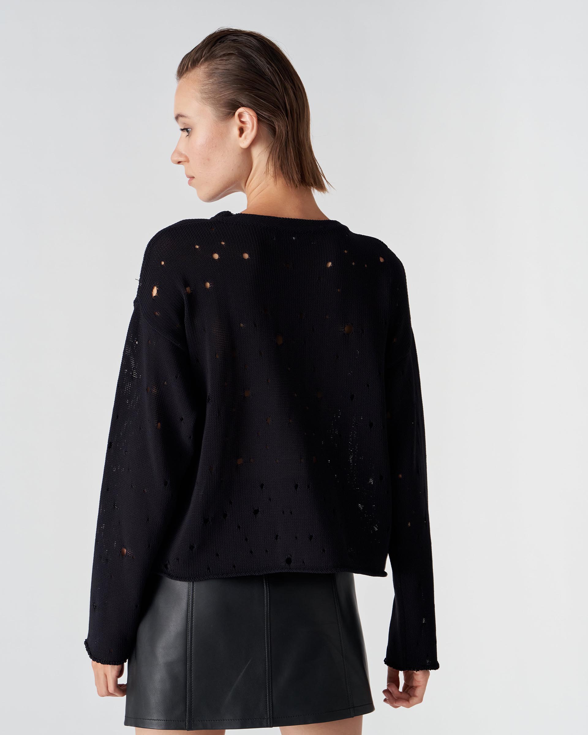 The Market Store | Box Sweater With Holes