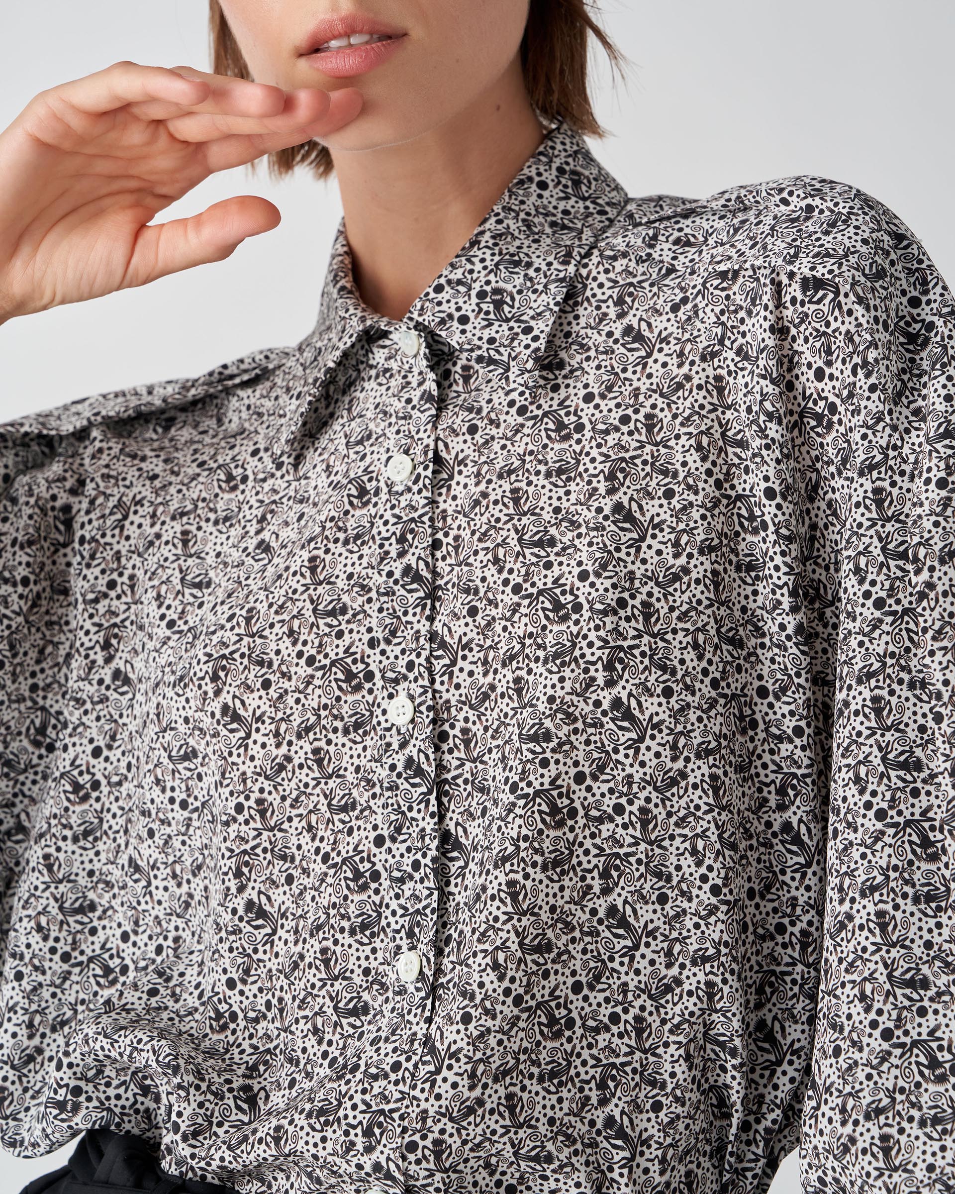 The Market Store | Shirt With Pleated Sleeves