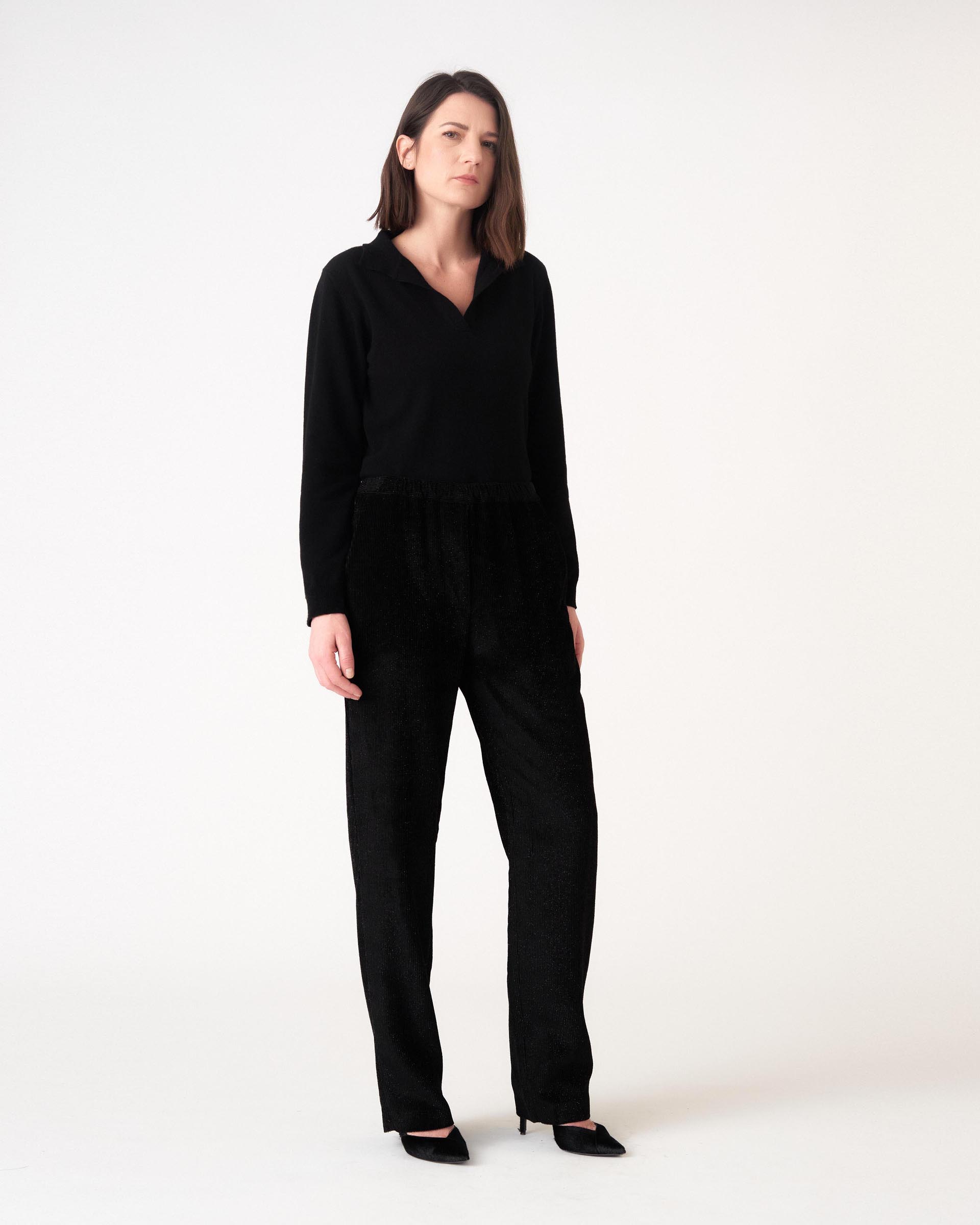 The Market Store | Pants In Velvet And Lurex