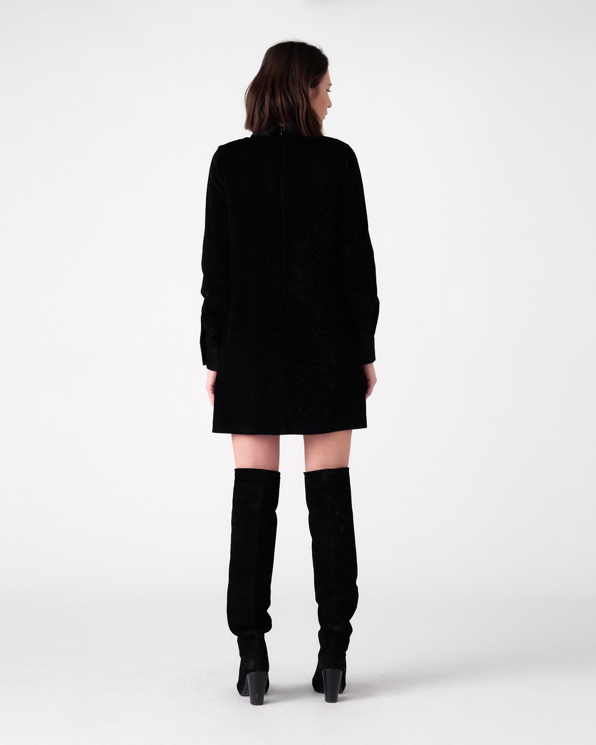 The Market Store | Dress In Velvet And Lurex