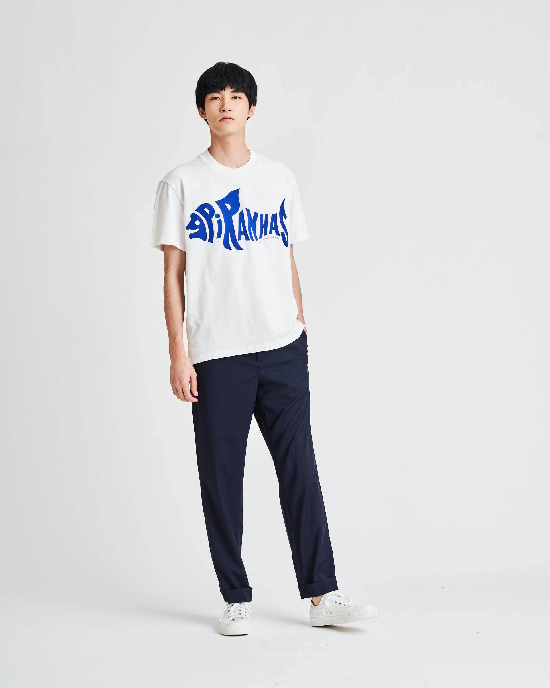 The Market Store | Round Neck T-shirt In Heavy Jersey
