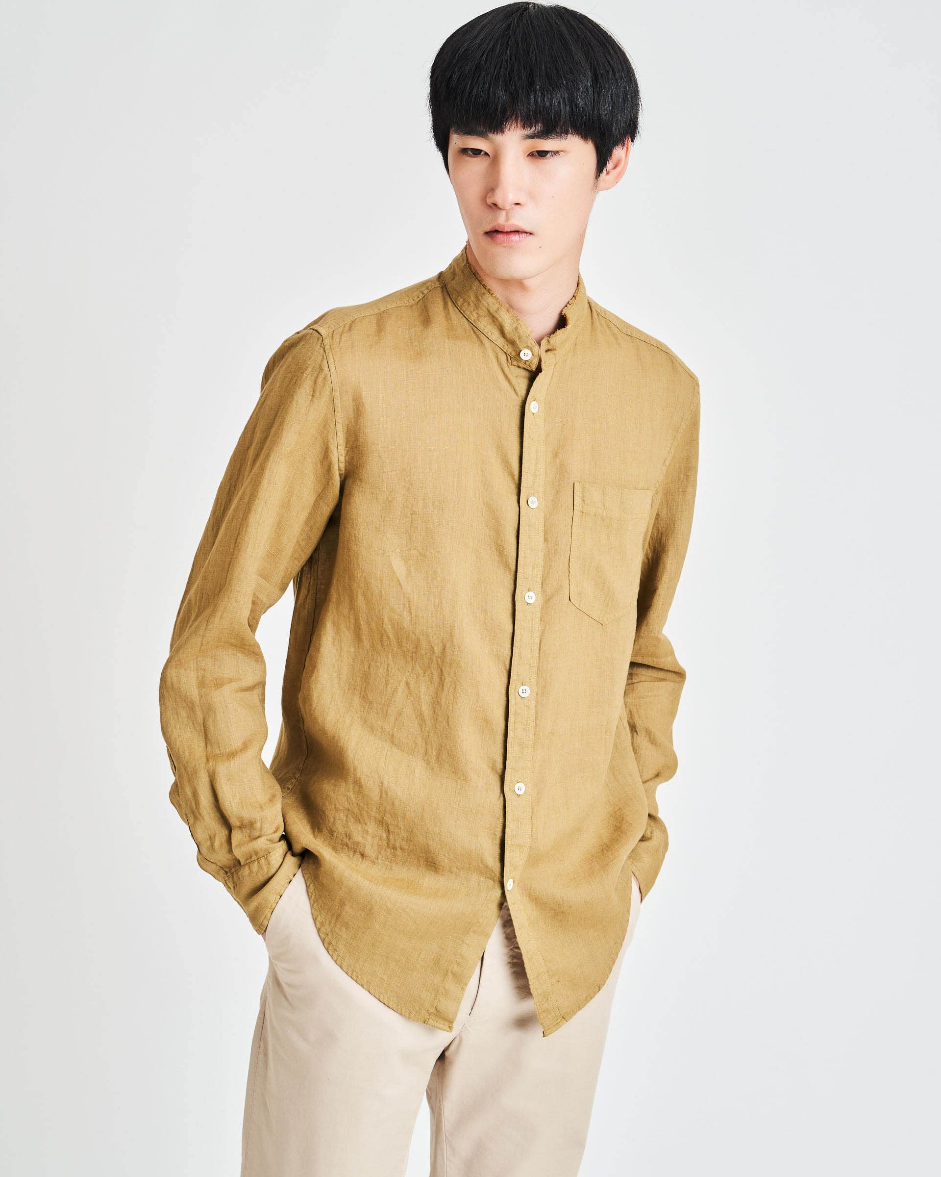 The Market Store | Linen Korean Shirt