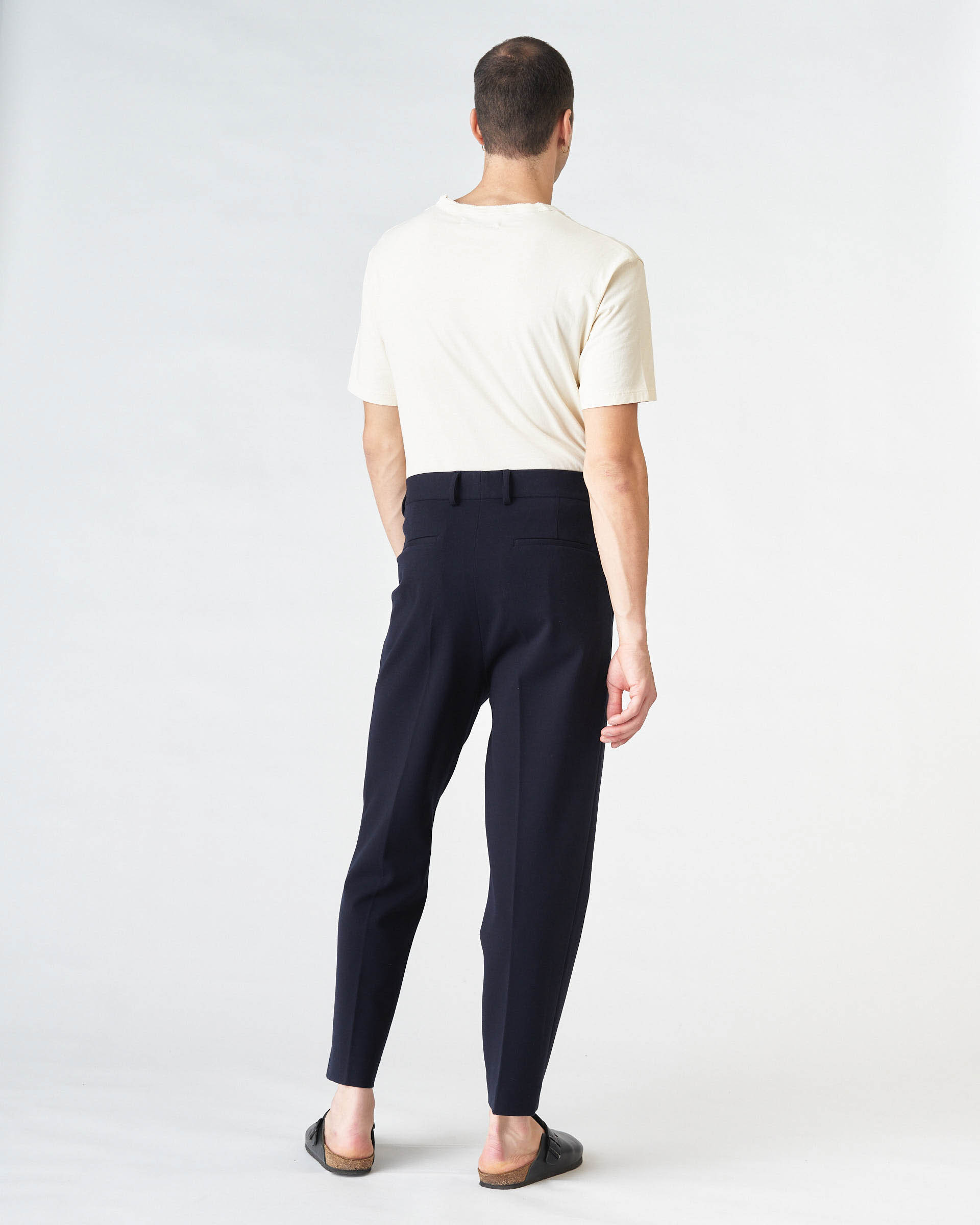 The Market Store | Pants With Double Pince In Punto Milano