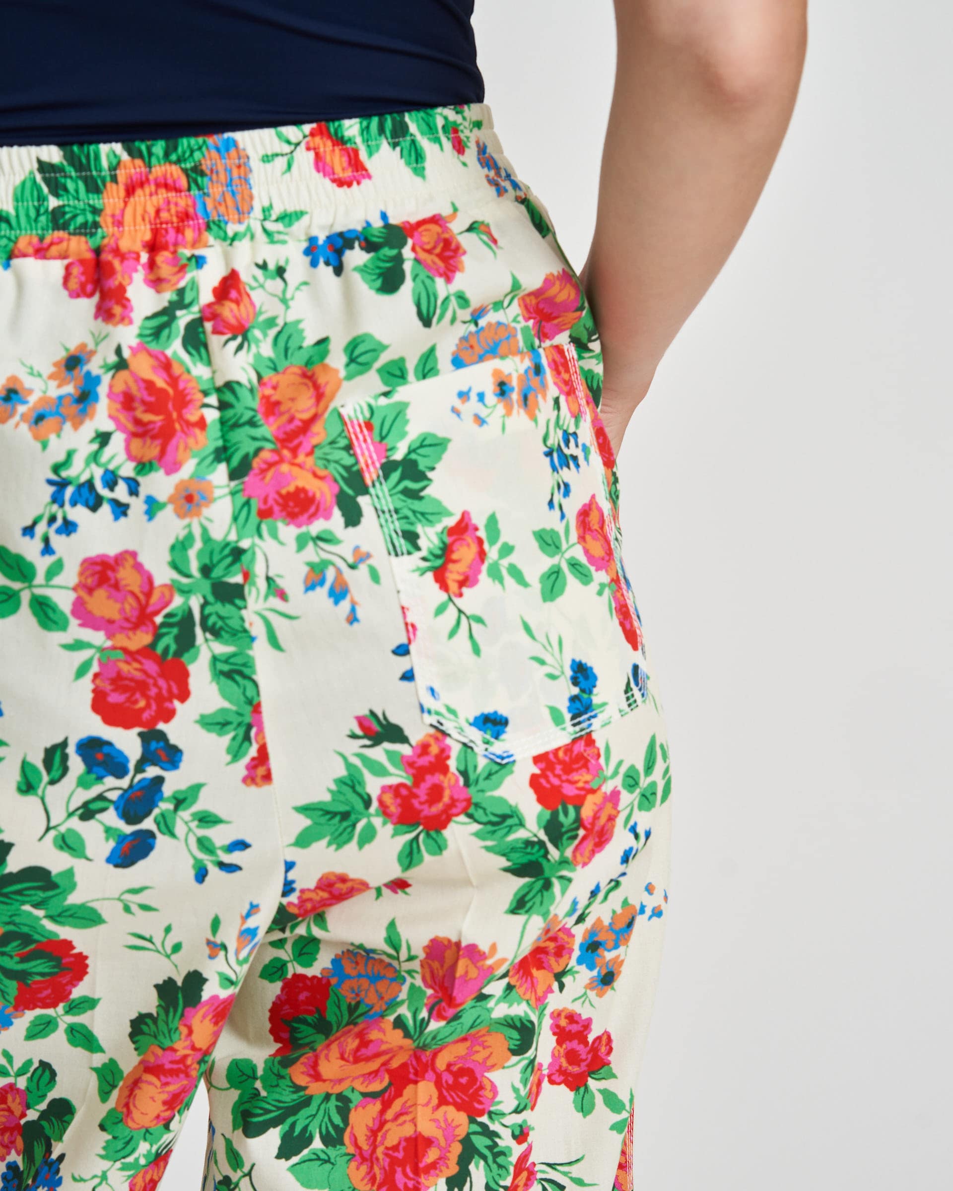 The Market Store | Pants With Rose Print