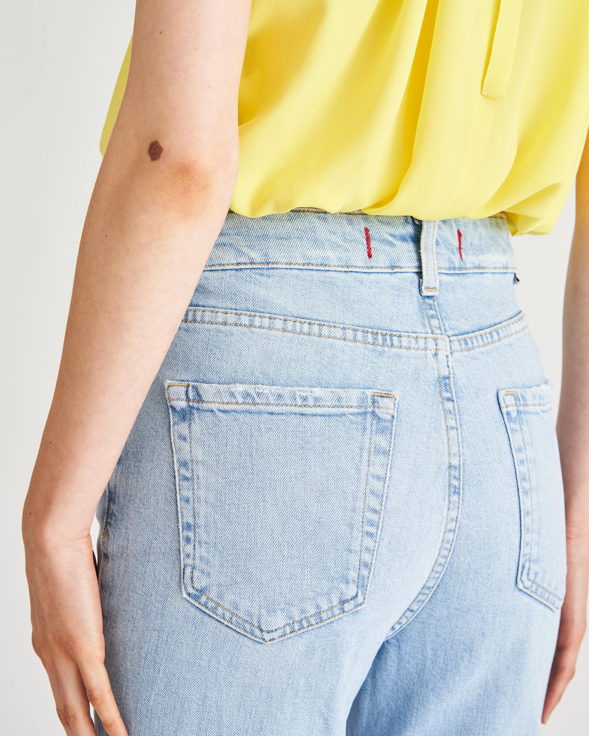 The Market Store | Flare Pants In Light Wash Denim