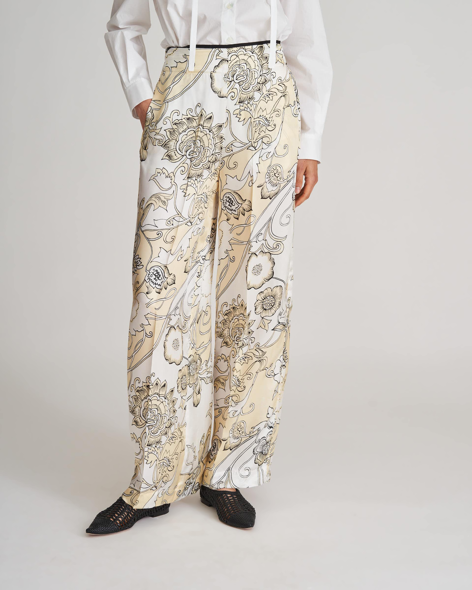 The Market Store | Wide Patterned Trousers