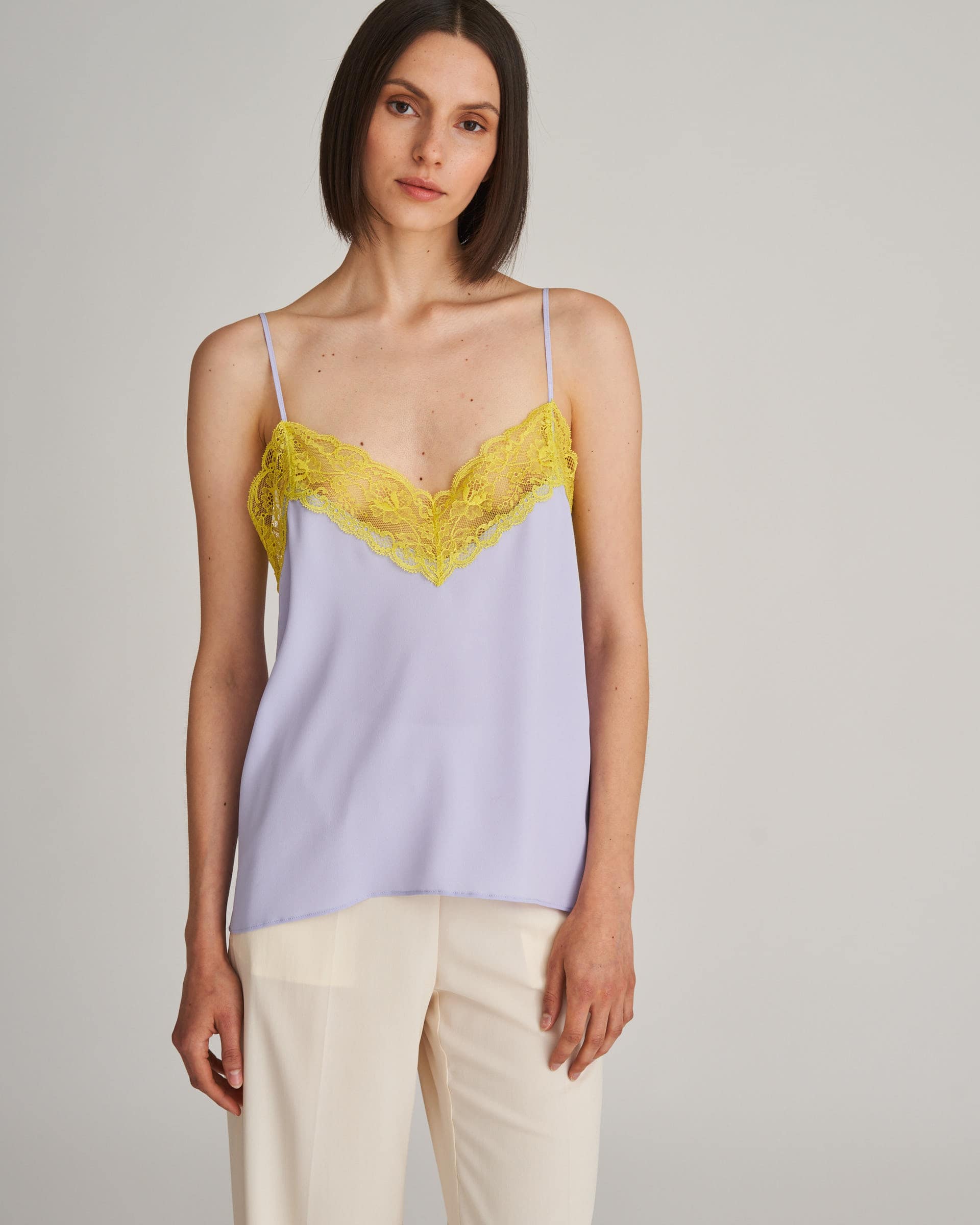 The Market Store | Contrasting Lace Top