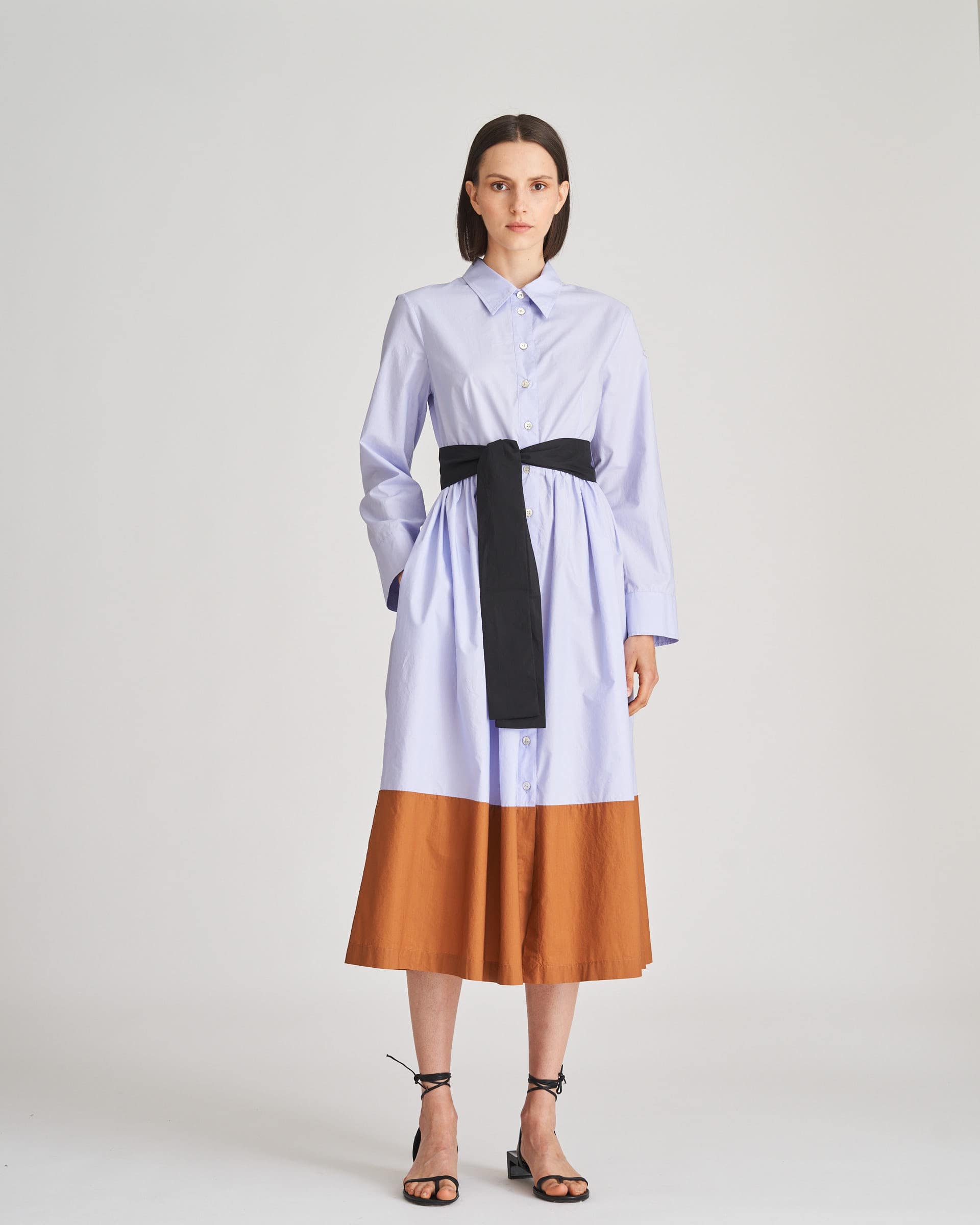 The Market Store | 3 Color Chemisier Dress With Belt