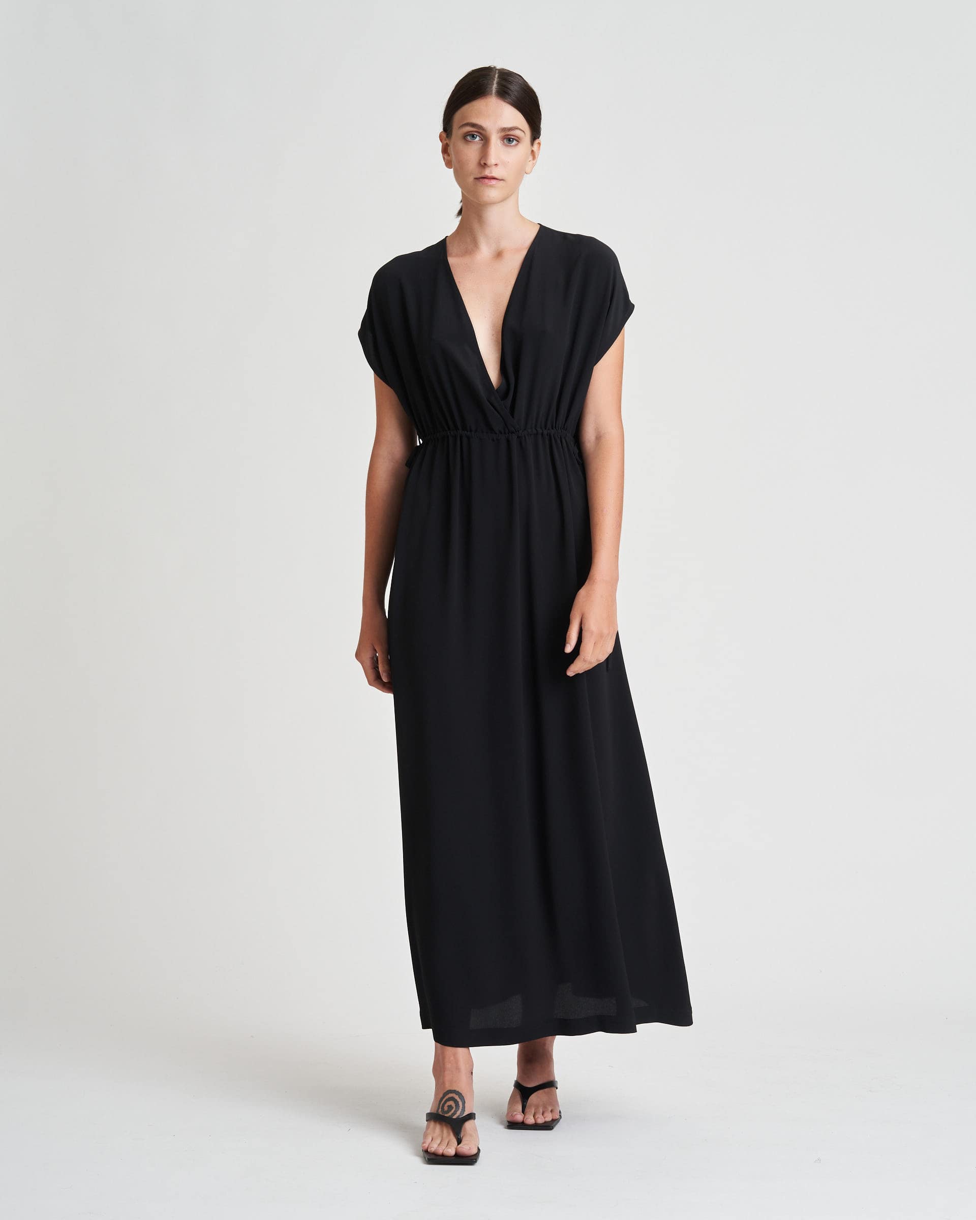 The Market Store | Long Dress Curled At The Waist