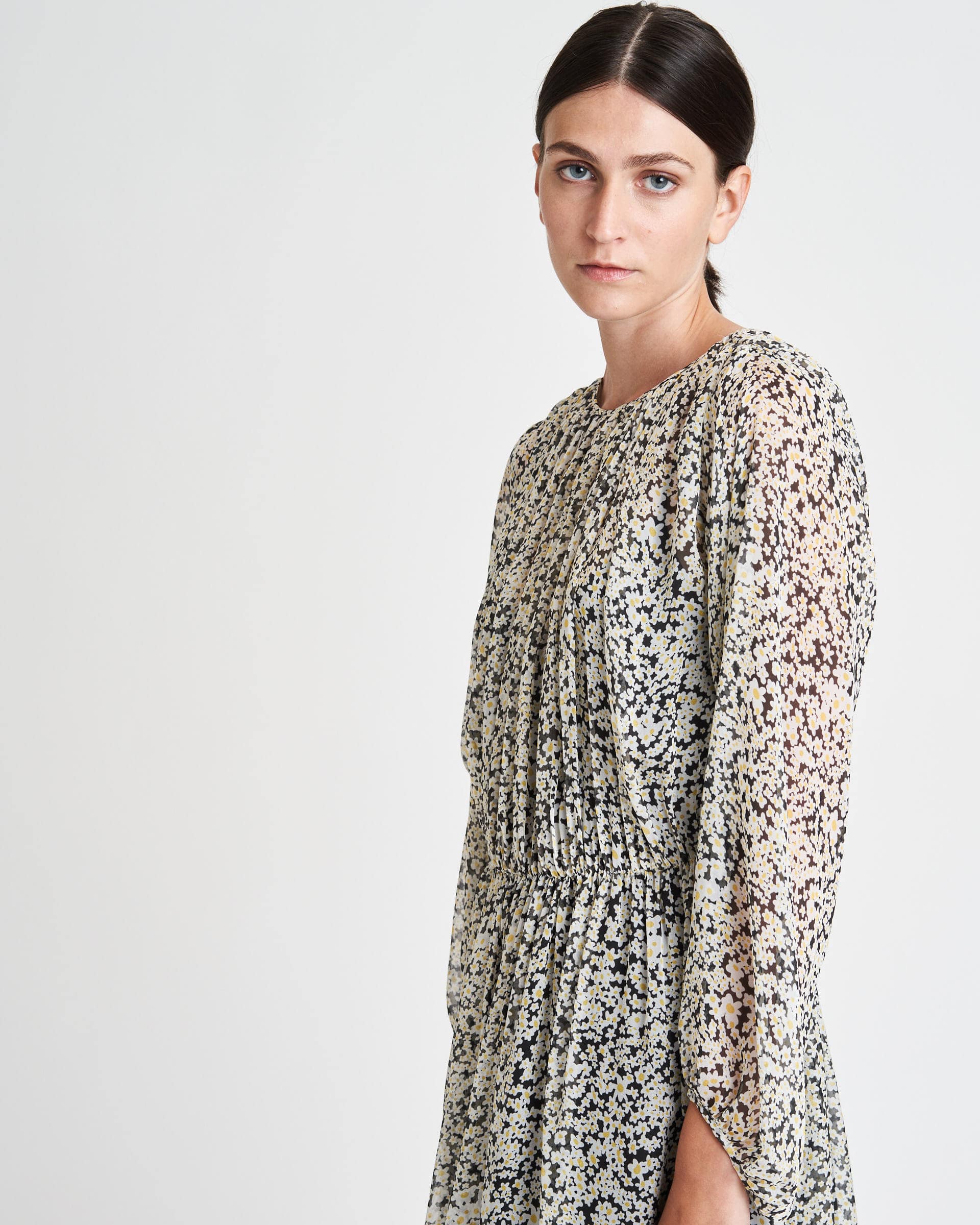 The Market Store | Printed Silk Voile Dress