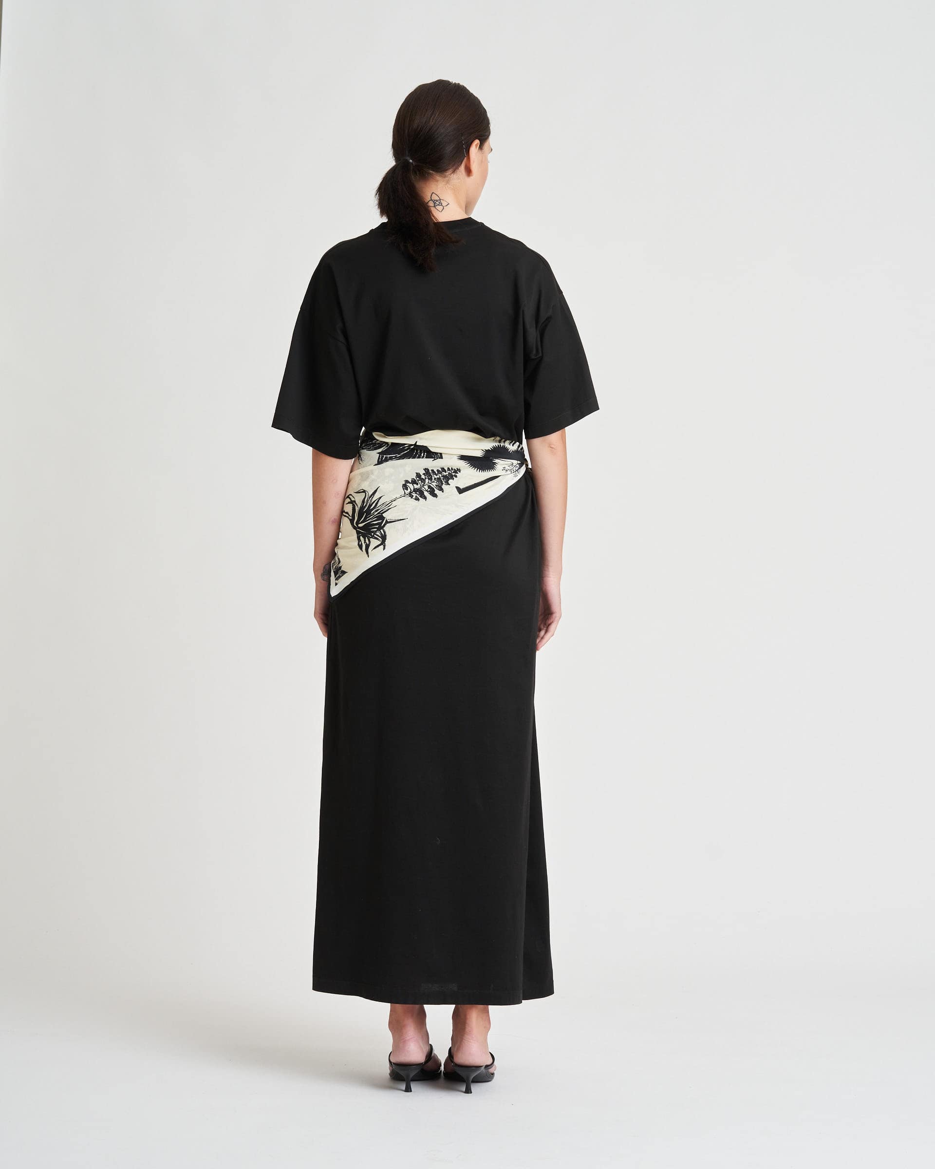 The Market Store | Jersey Dress With Foulard