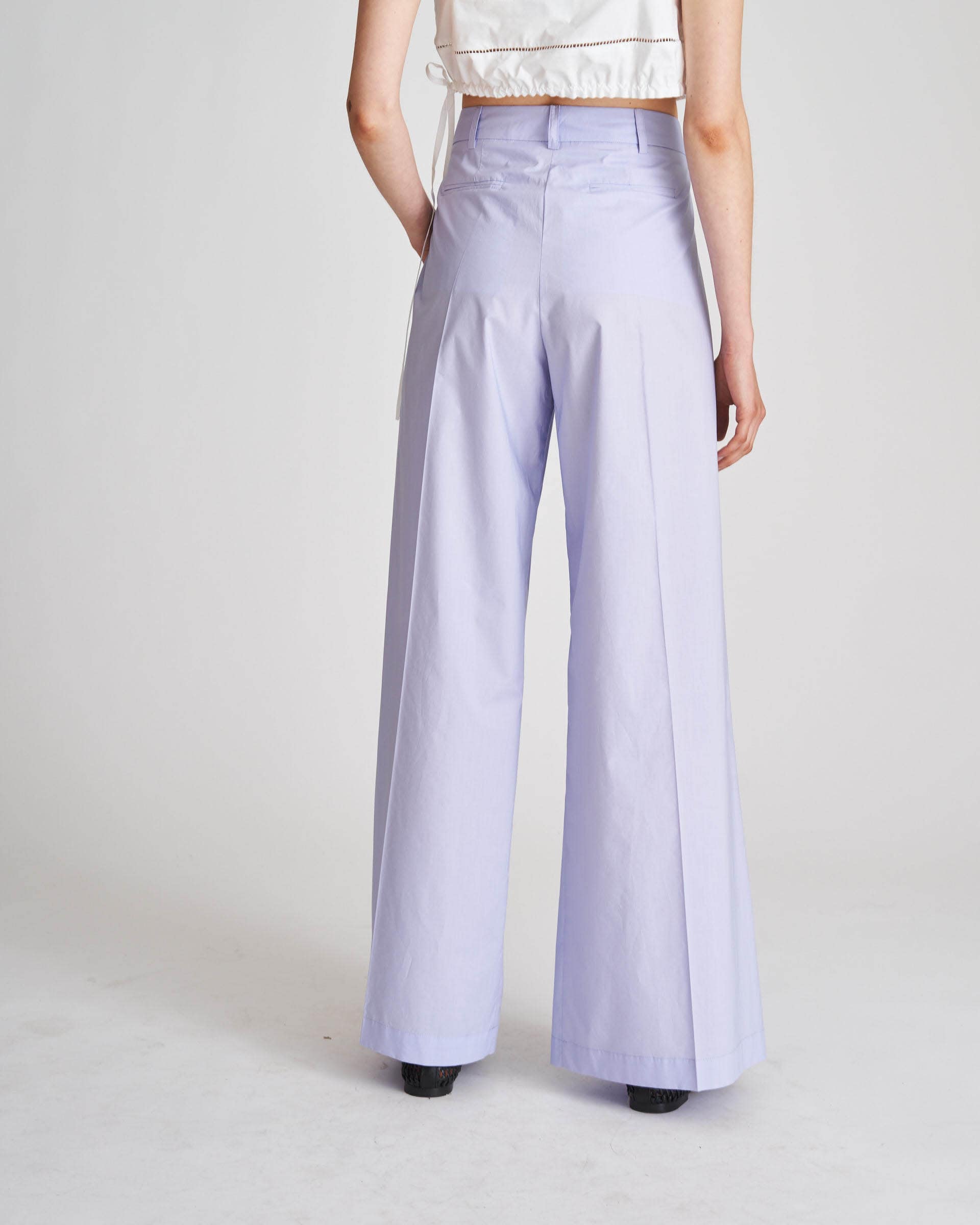 The Market Store | Double Pinces Trousers In Cotton