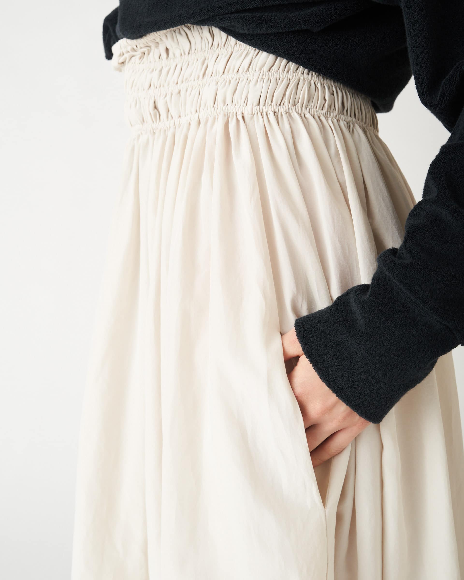 The Market Store | Wide Skirt With Elasticated Waist