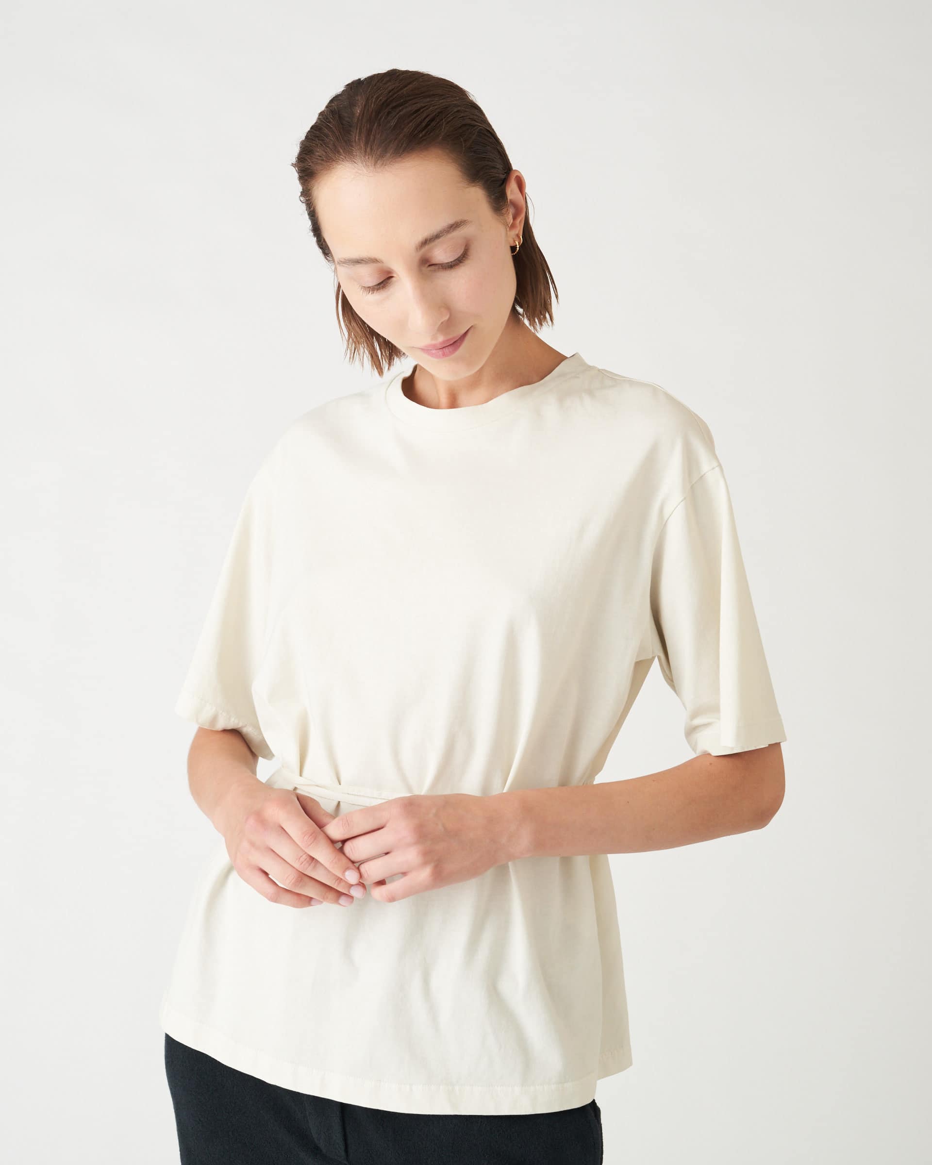 The Market Store | T-shirt With Drawstring Pattern