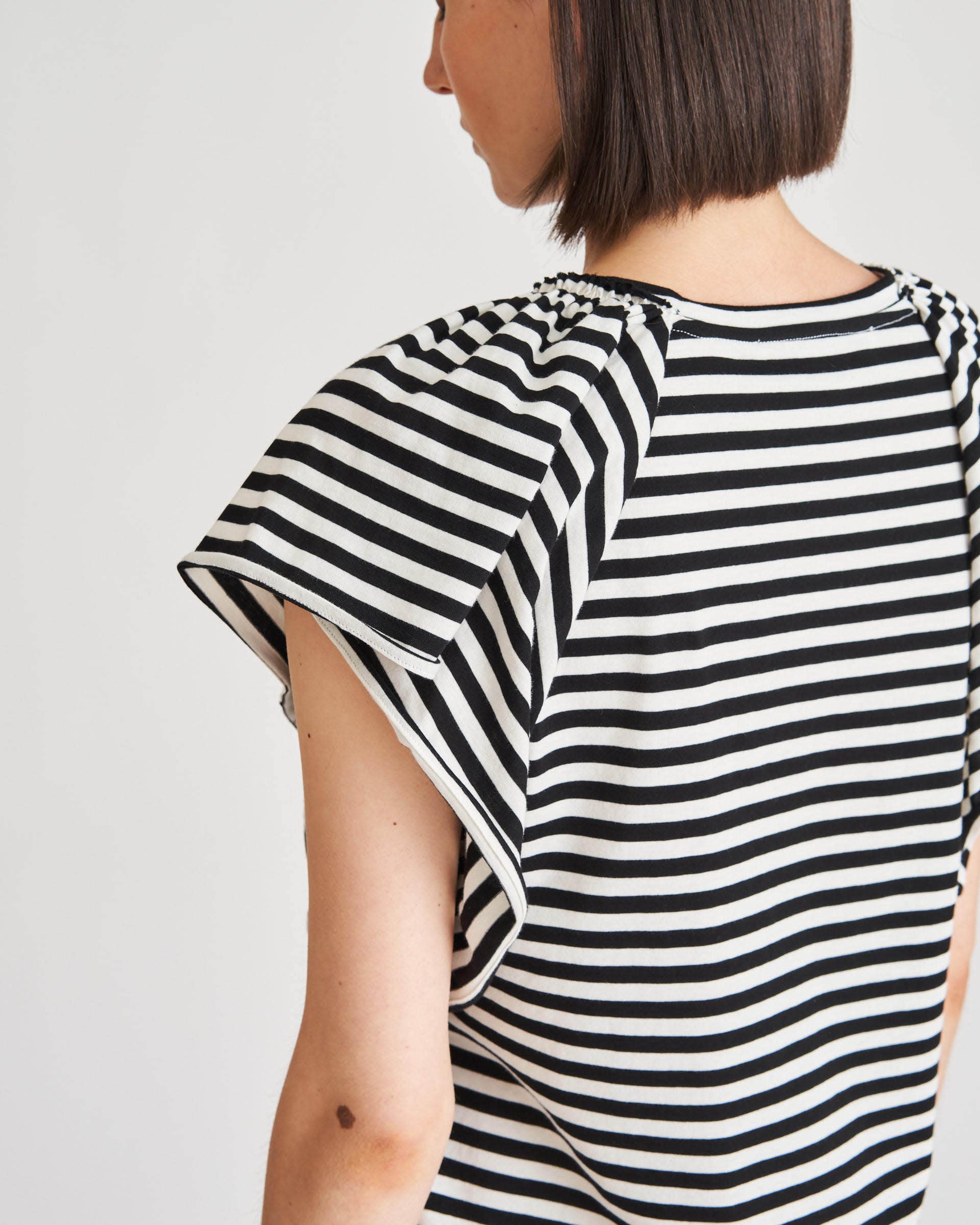 The Market Store | Striped T-shirt With Flap