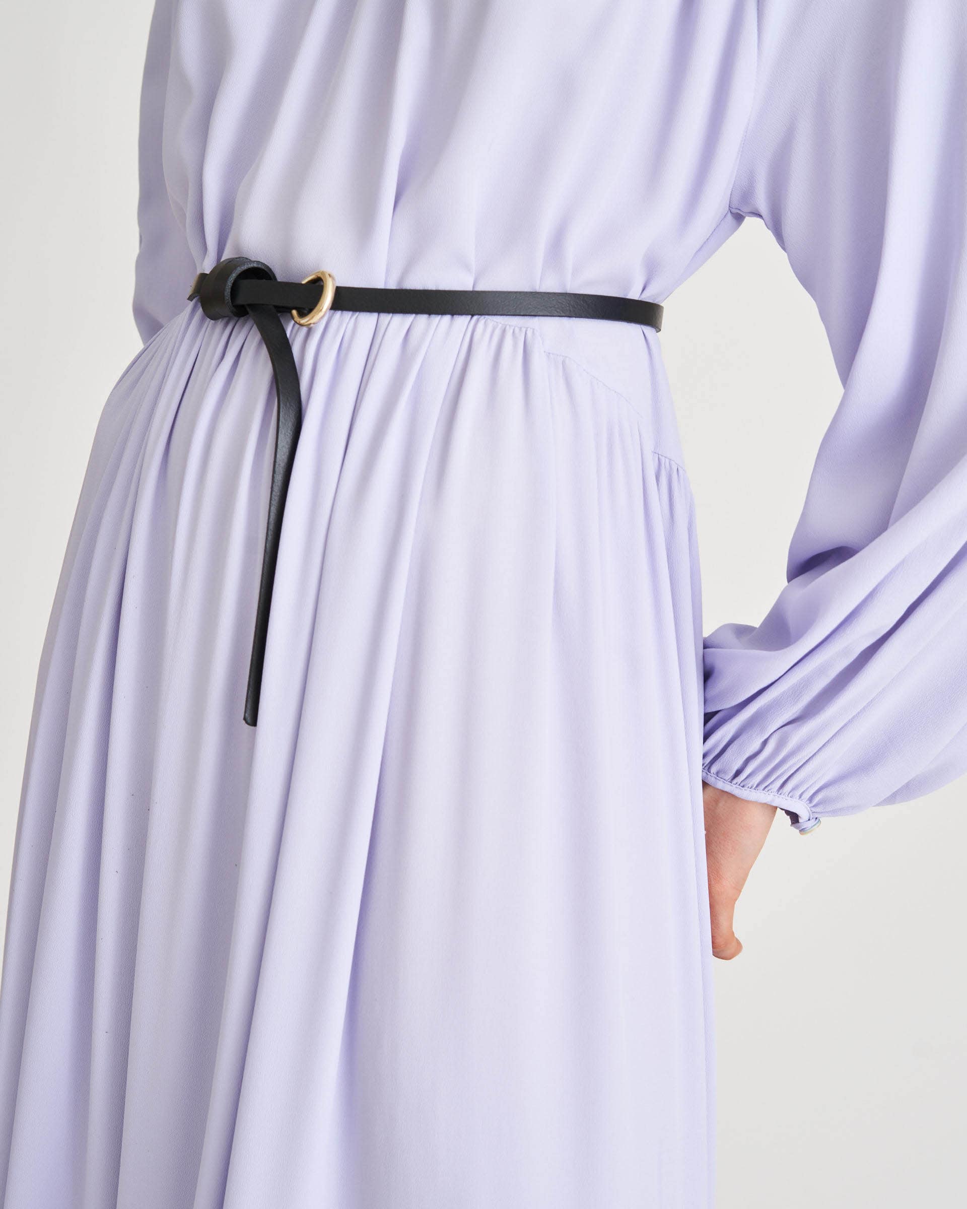 The Market Store | Thin Belt With Knot Motif On The Front