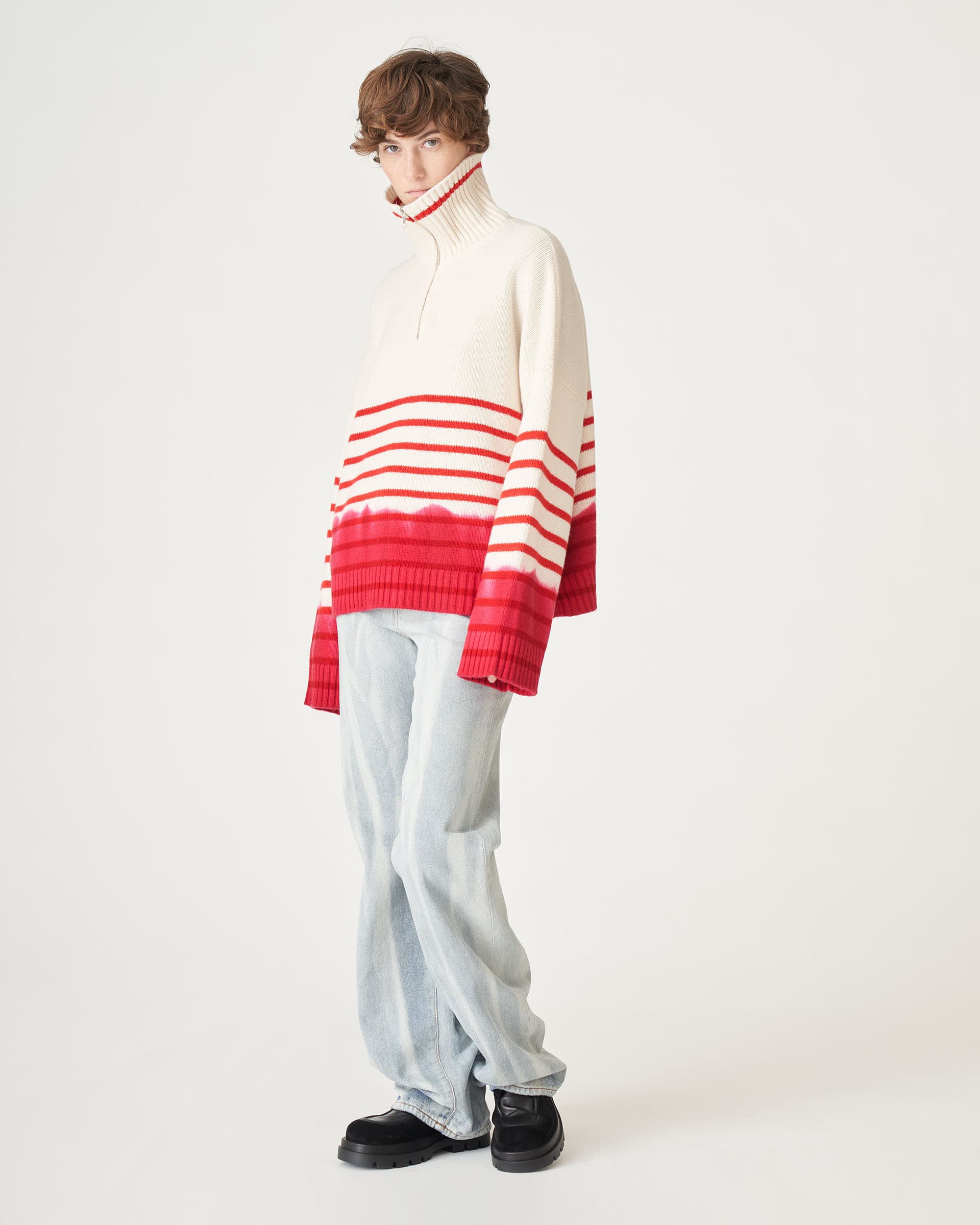 The Market Store | Over Striped Sweater With Dirt