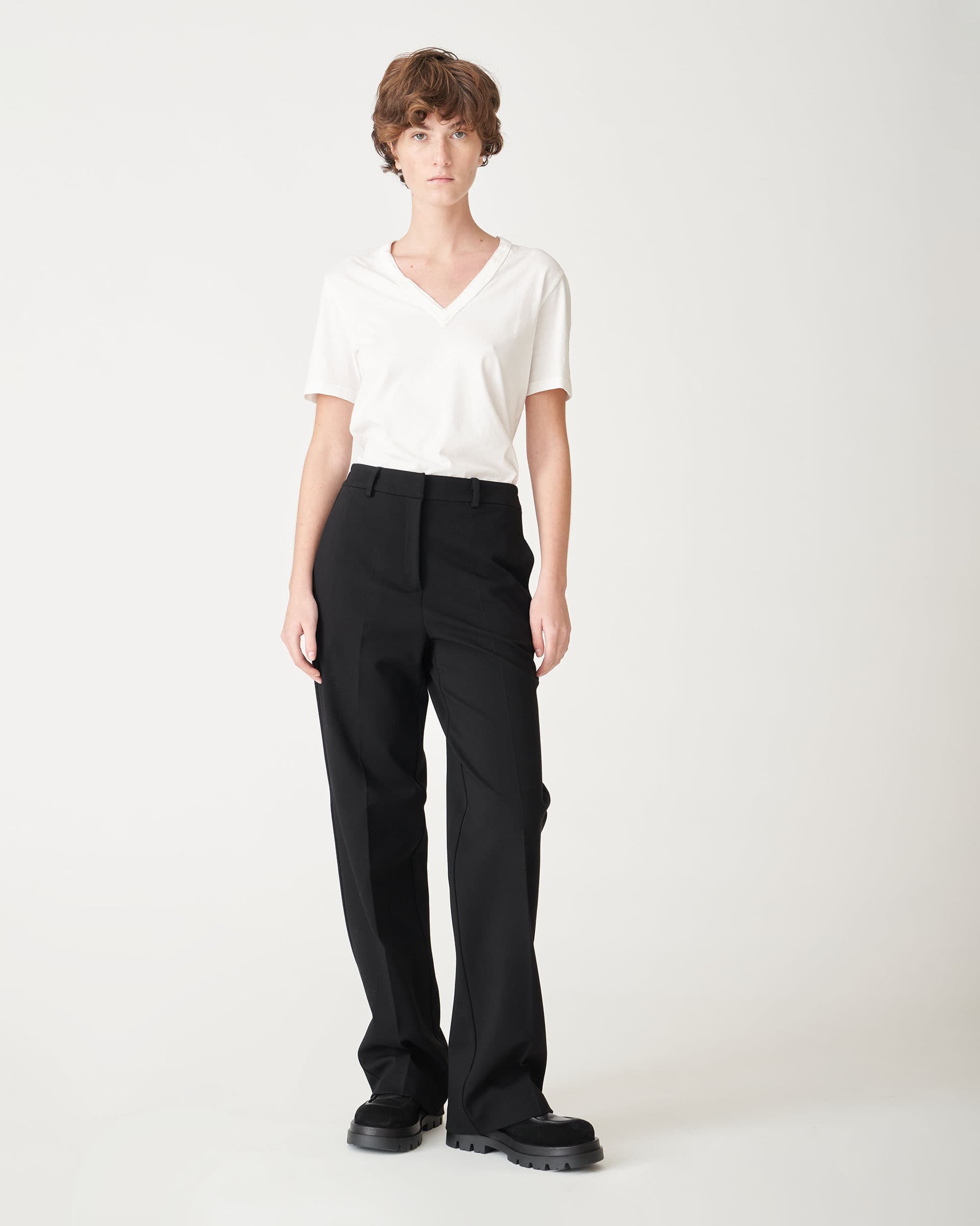 The Market Store | Elastic Trousers on the Back in Milan Stitch