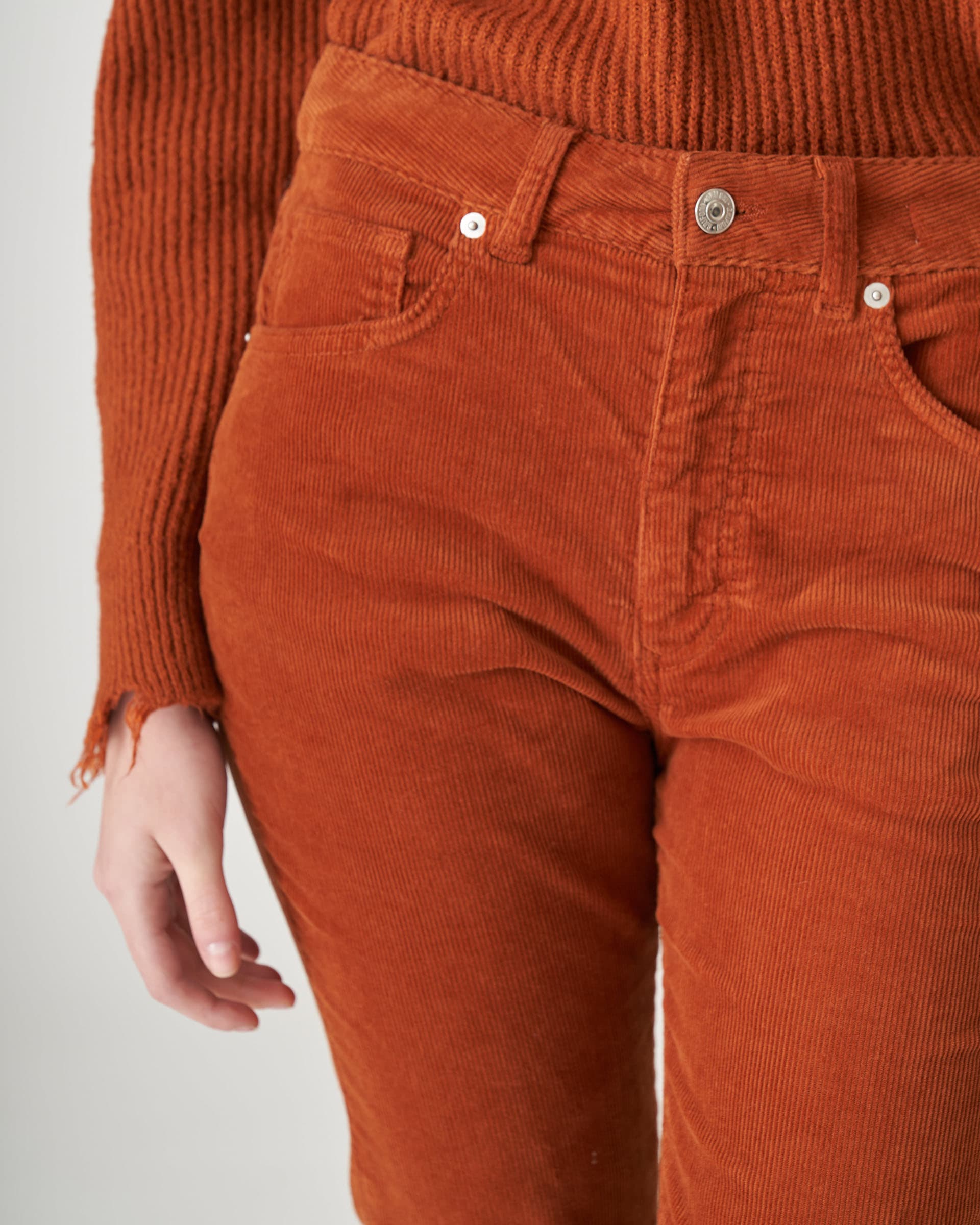 The Market Store | Pantalone Velluto Flare Crop Nina
