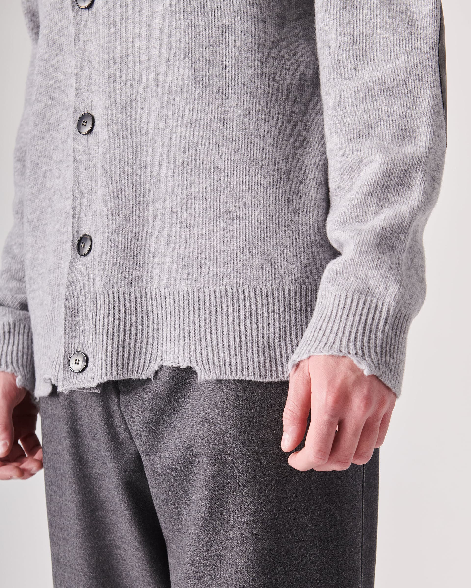 The Market Store | Knitted Cardigan With Patches
